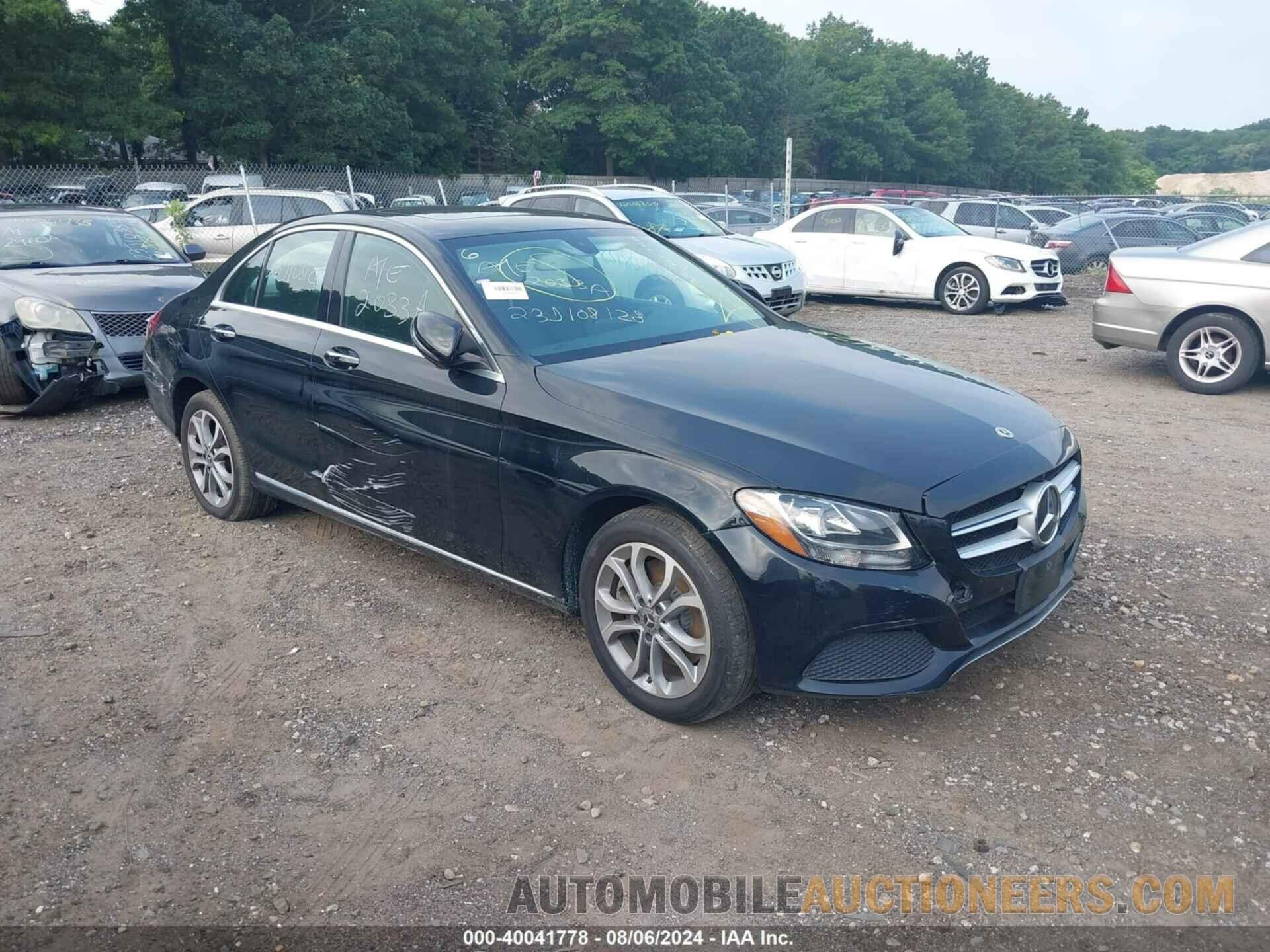 55SWF4KB0JU242528 MERCEDES-BENZ C 300 2018