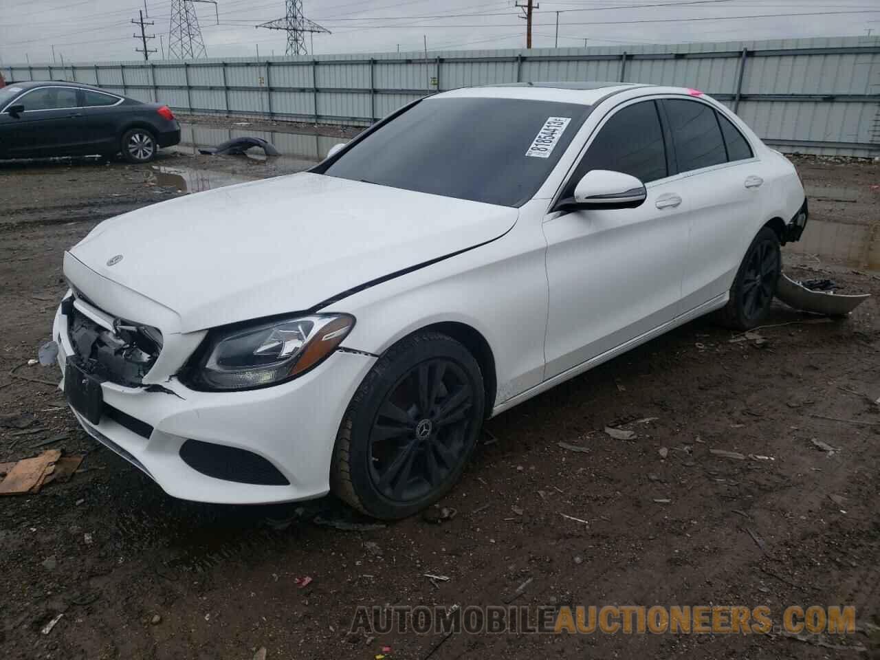 55SWF4KB0JU279336 MERCEDES-BENZ C-CLASS 2018