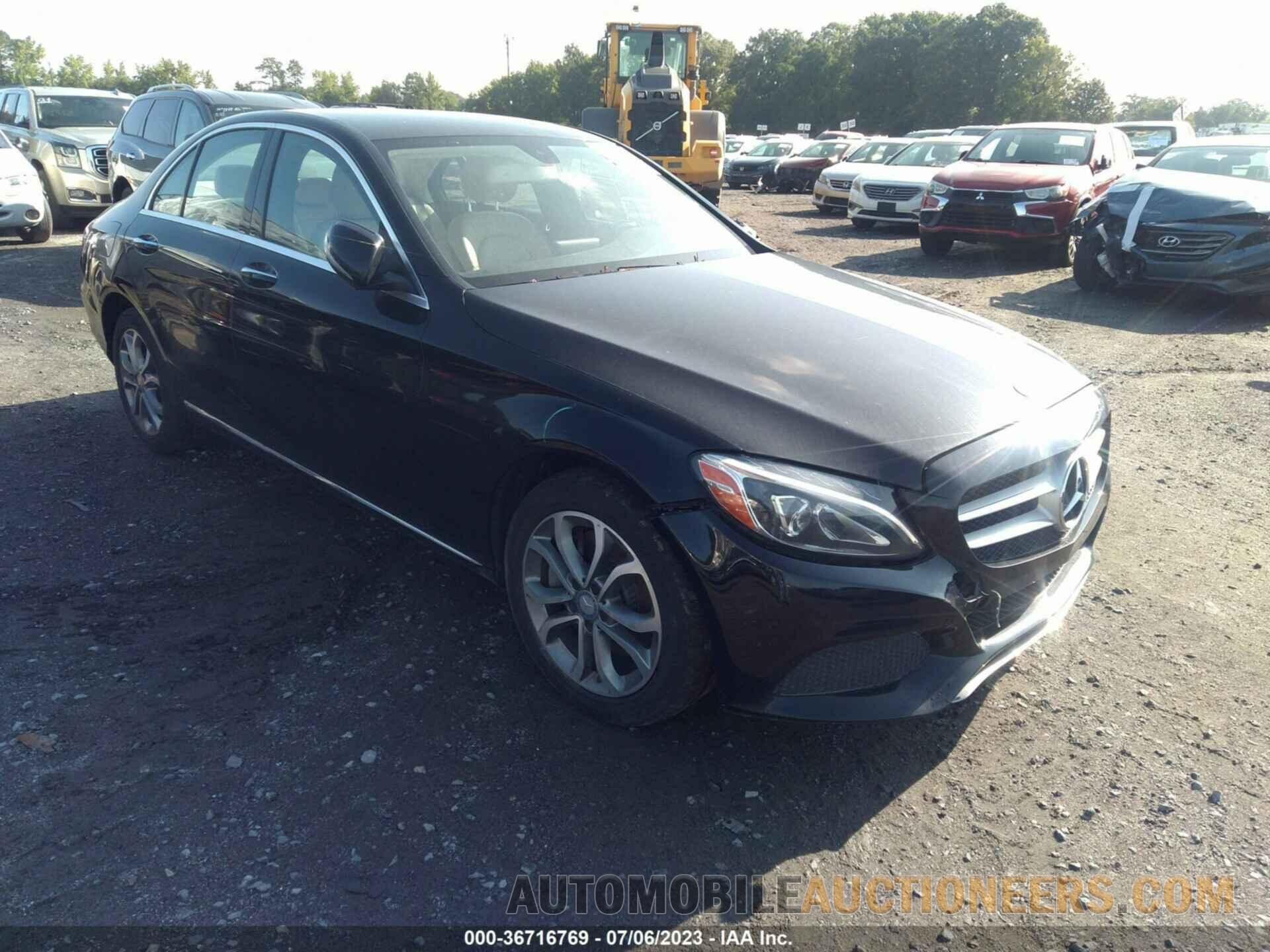 55SWF4KB1FU001035 MERCEDES-BENZ C-CLASS 2015