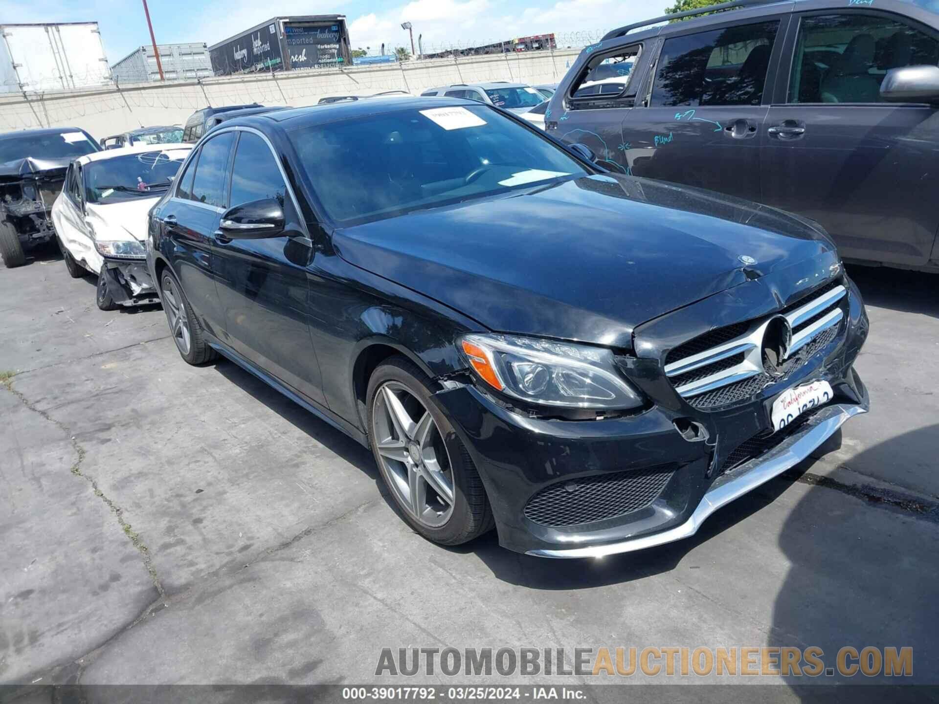 55SWF4KB1FU001178 MERCEDES-BENZ C 300 2015