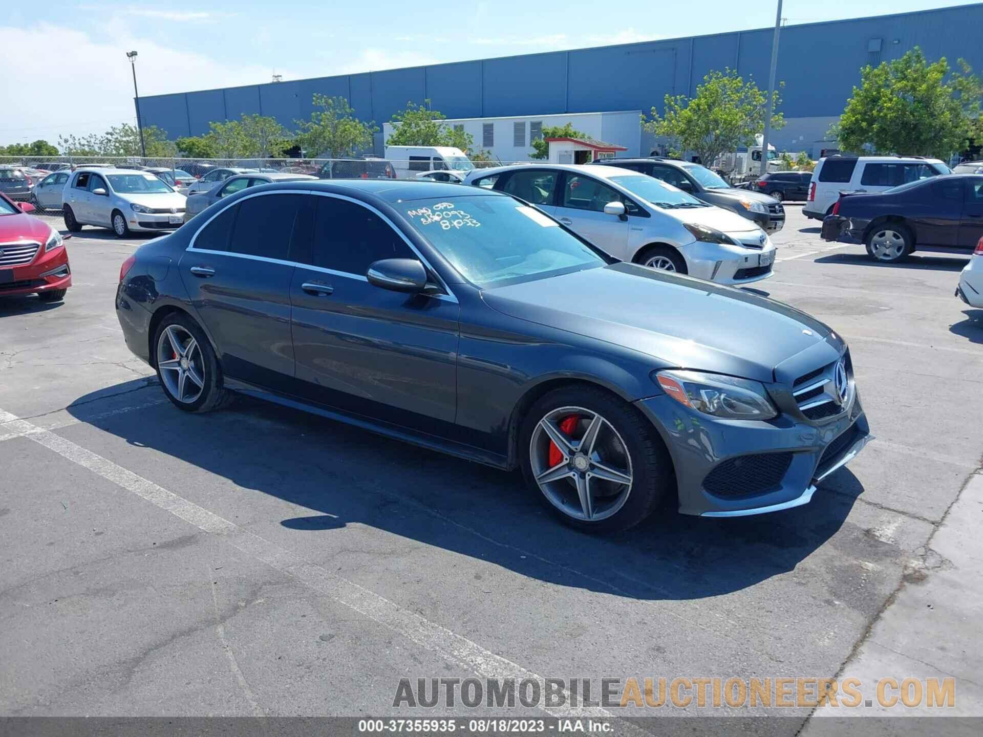 55SWF4KB1FU004162 MERCEDES-BENZ C-CLASS 2015