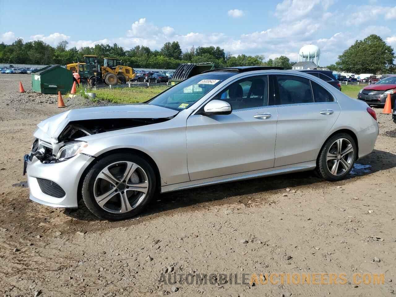 55SWF4KB1FU017557 MERCEDES-BENZ C-CLASS 2015