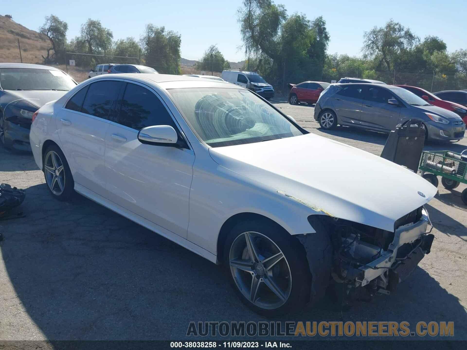 55SWF4KB1FU018417 MERCEDES-BENZ C-CLASS 2015