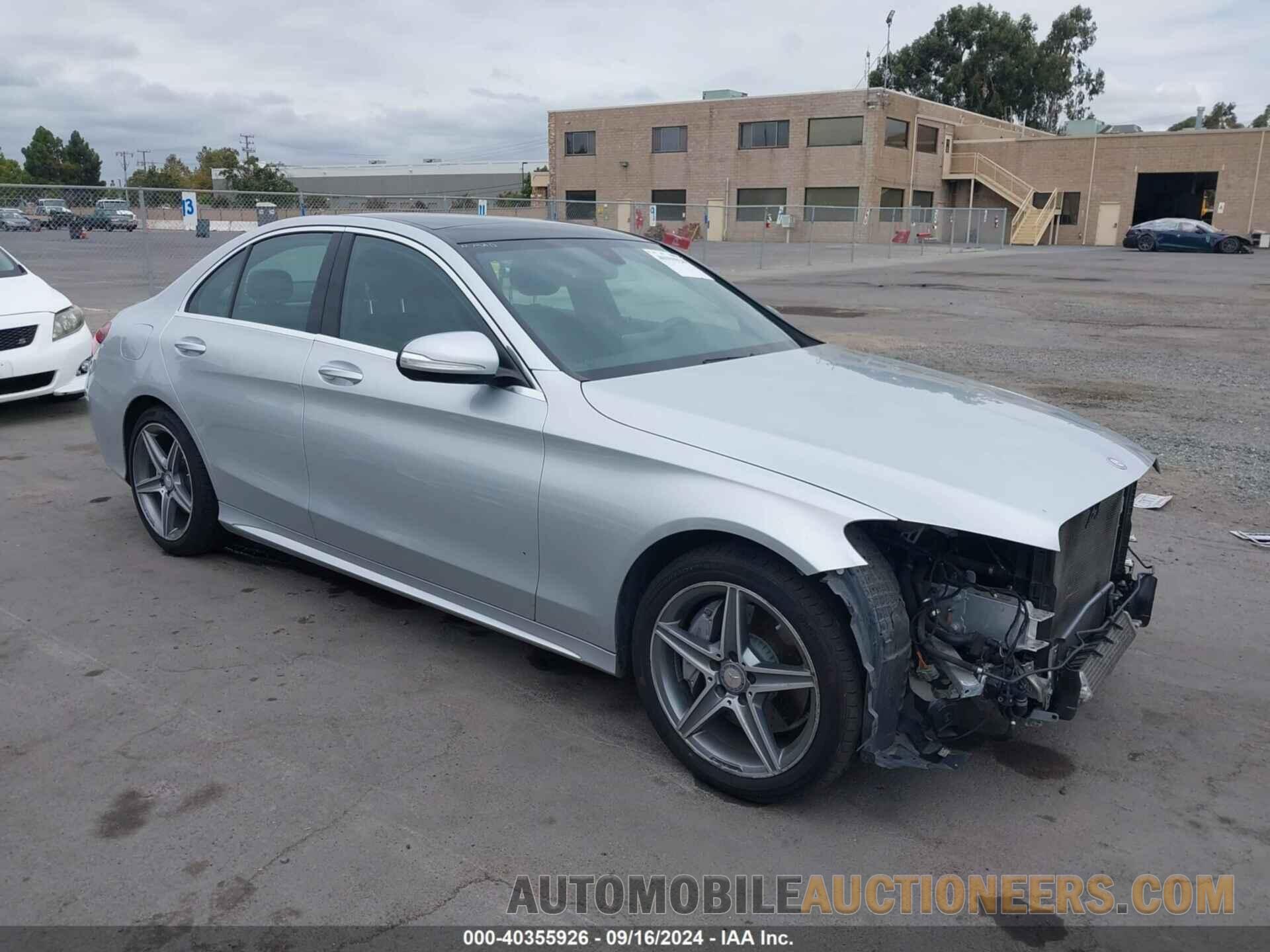 55SWF4KB1FU024217 MERCEDES-BENZ C 300 2015