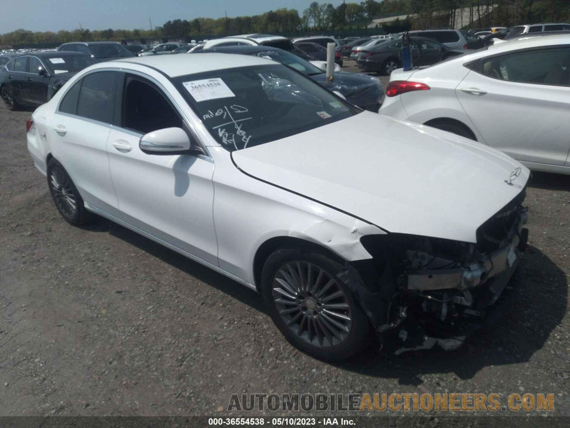 55SWF4KB1FU031474 MERCEDES-BENZ C-CLASS 2015