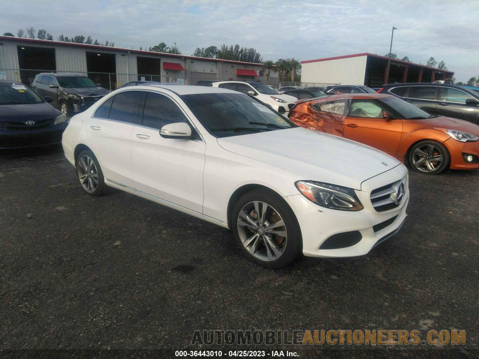 55SWF4KB1FU036190 MERCEDES-BENZ C-CLASS 2015