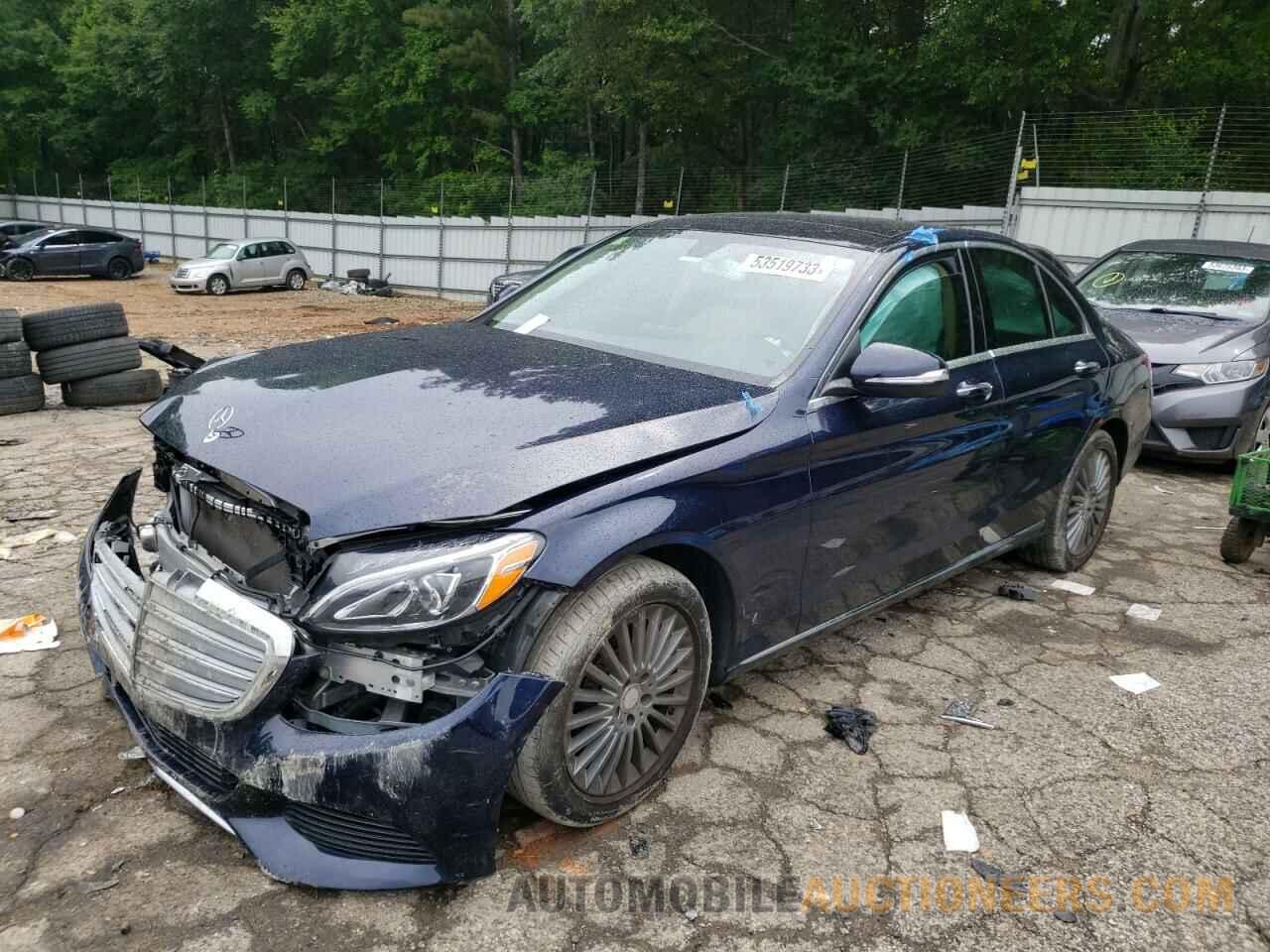 55SWF4KB1FU038828 MERCEDES-BENZ C-CLASS 2015