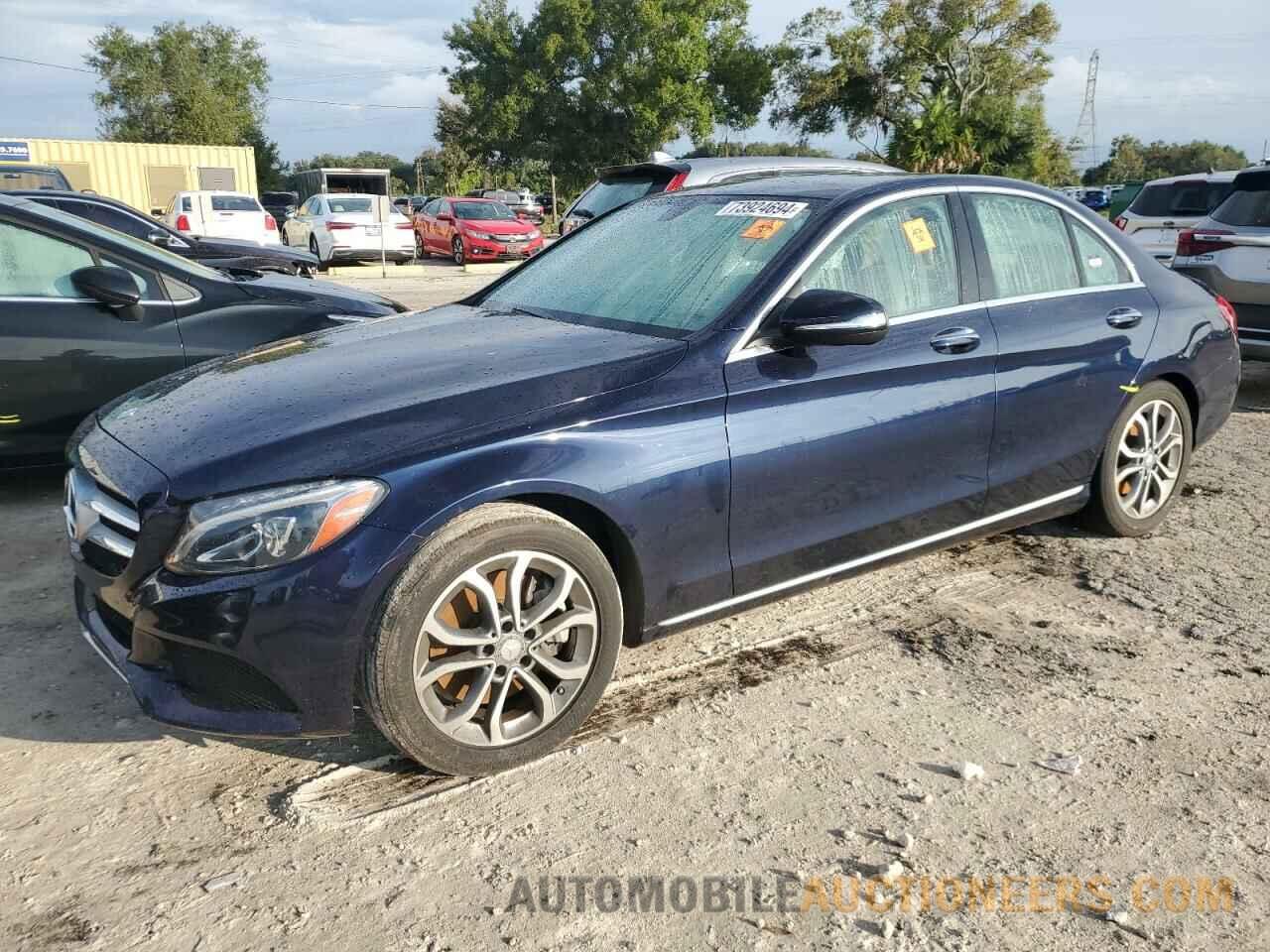 55SWF4KB1FU048856 MERCEDES-BENZ C-CLASS 2015