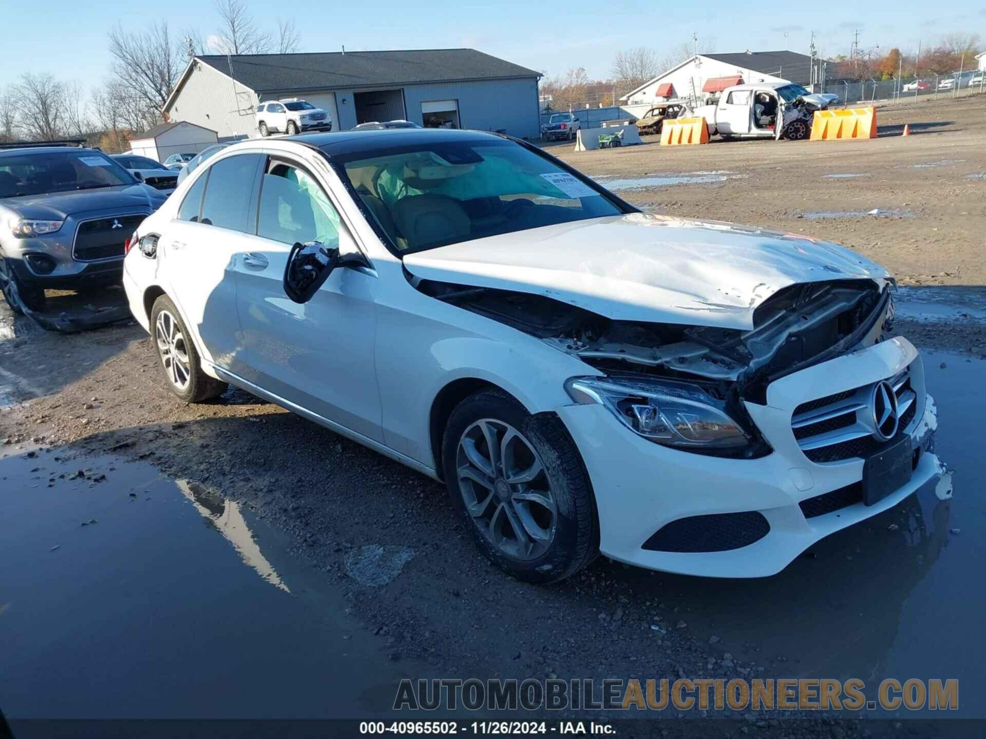 55SWF4KB1FU062515 MERCEDES-BENZ C 300 2015