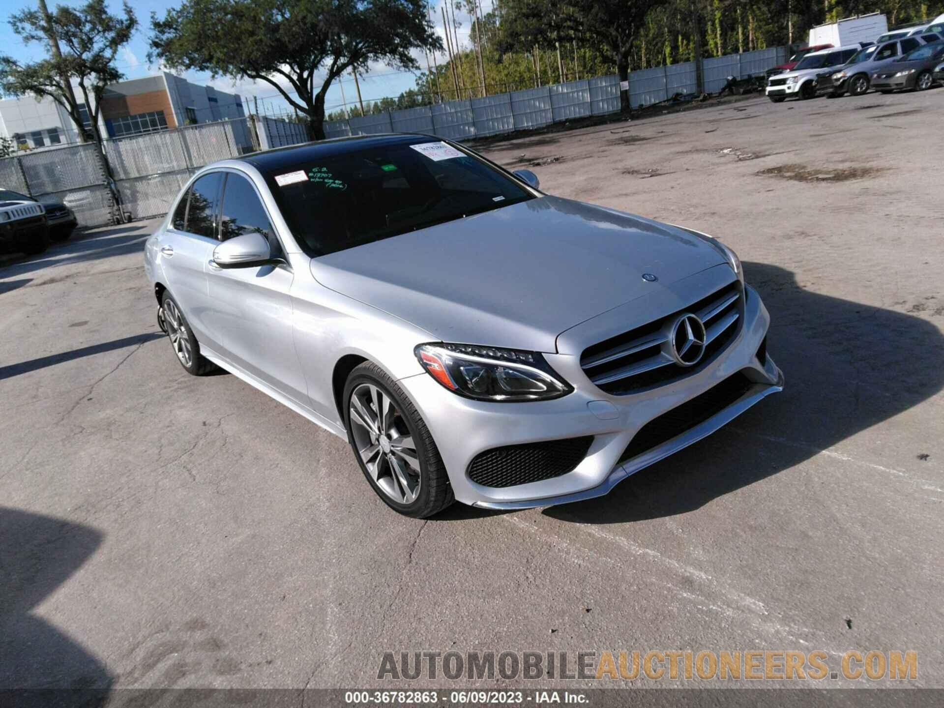 55SWF4KB1FU071778 MERCEDES-BENZ C-CLASS 2015