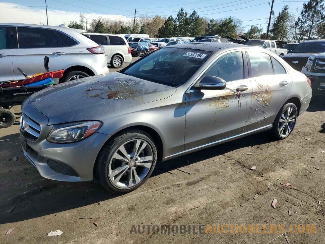 55SWF4KB1FU079881 MERCEDES-BENZ C-CLASS 2015