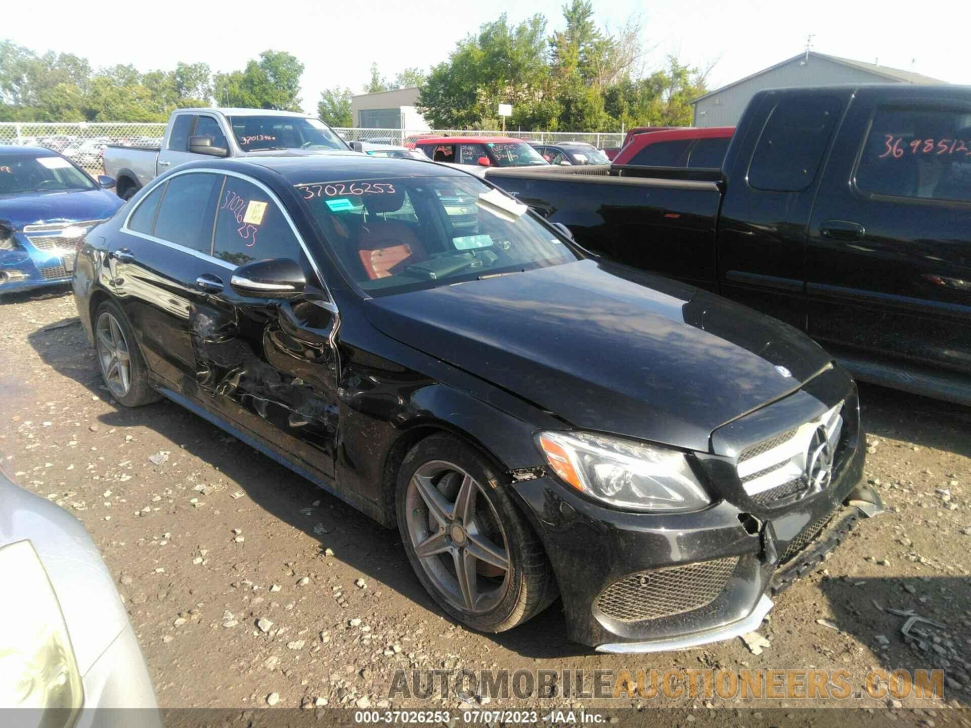 55SWF4KB1FU085597 MERCEDES-BENZ C-CLASS 2015