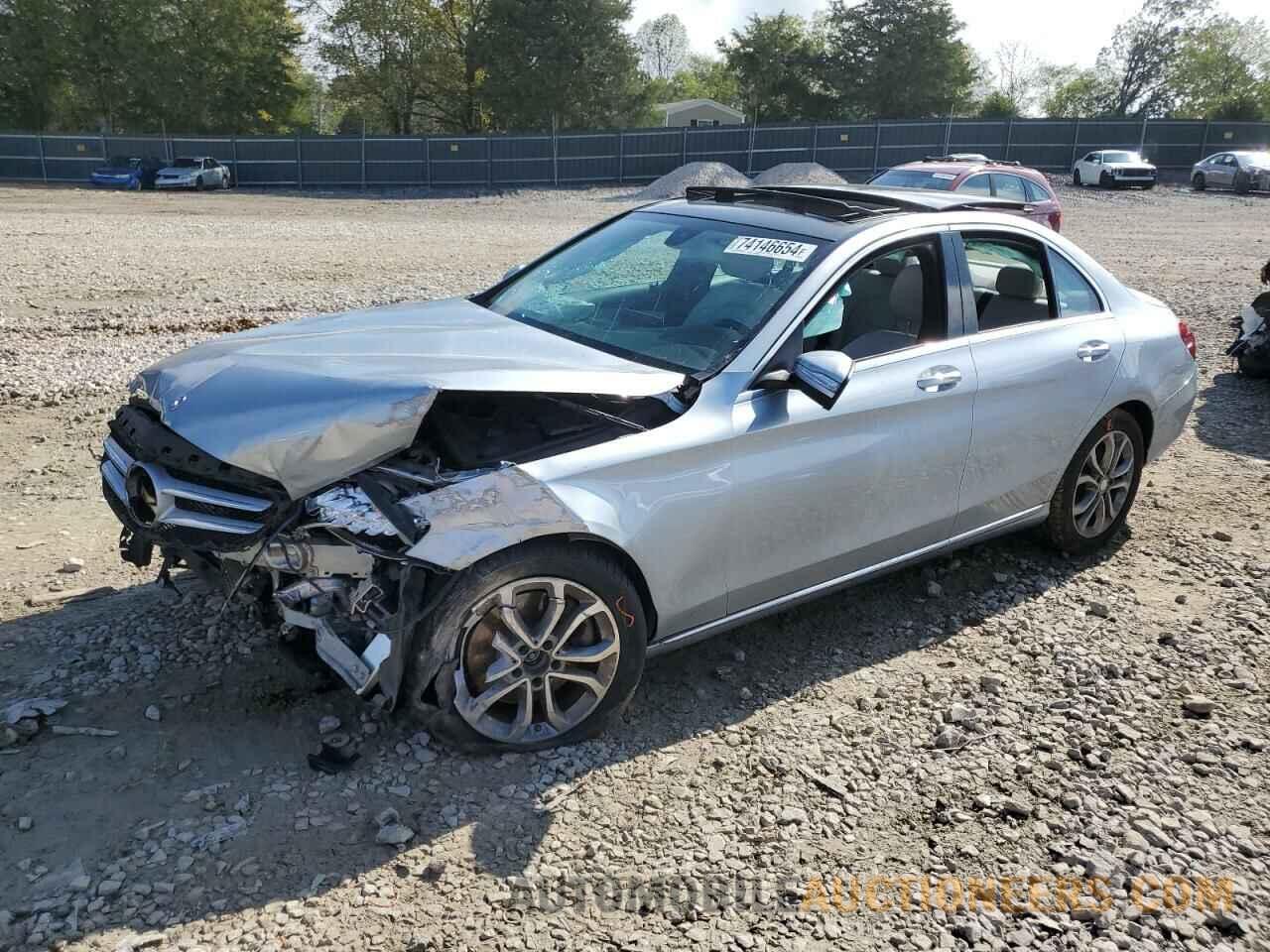 55SWF4KB1FU092940 MERCEDES-BENZ C-CLASS 2015