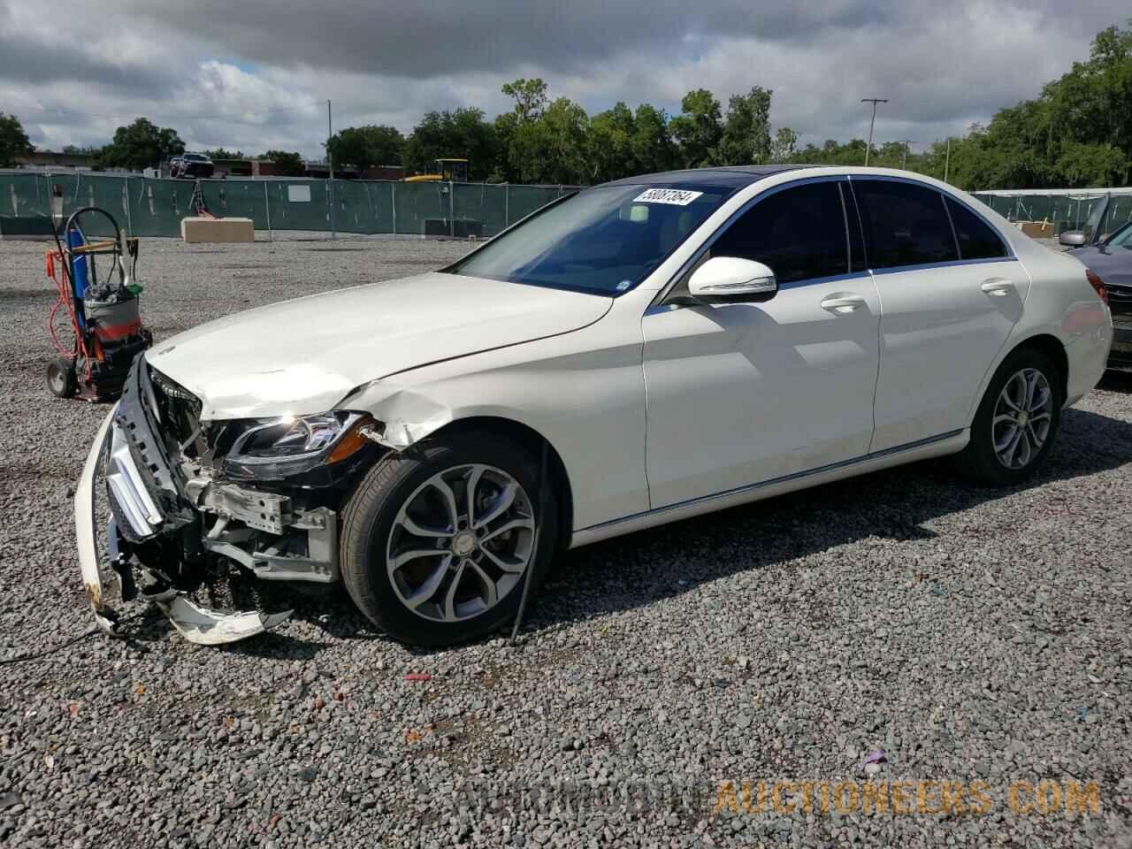 55SWF4KB1GU109527 MERCEDES-BENZ C-CLASS 2016