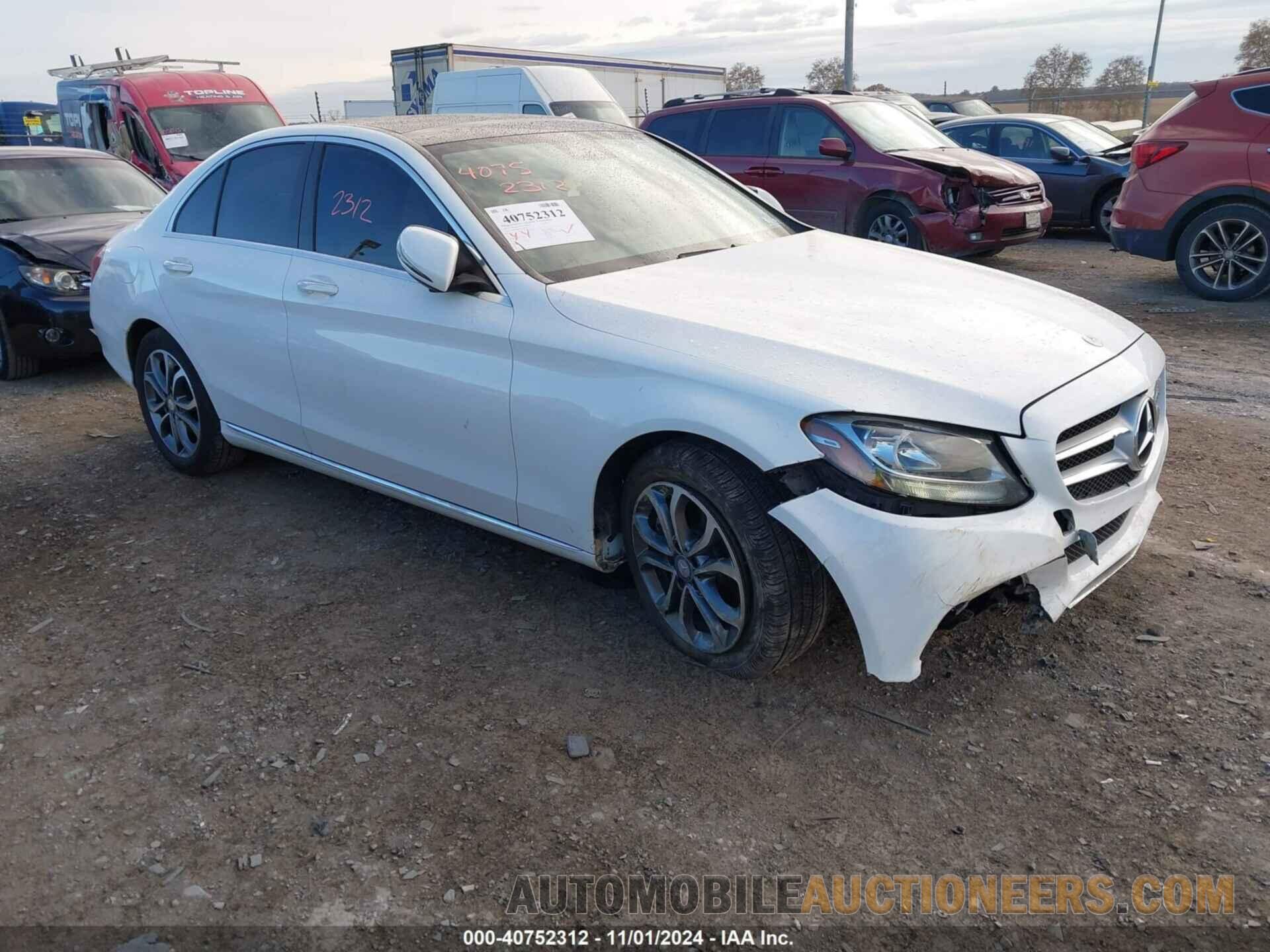 55SWF4KB1GU148182 MERCEDES-BENZ C 300 2016