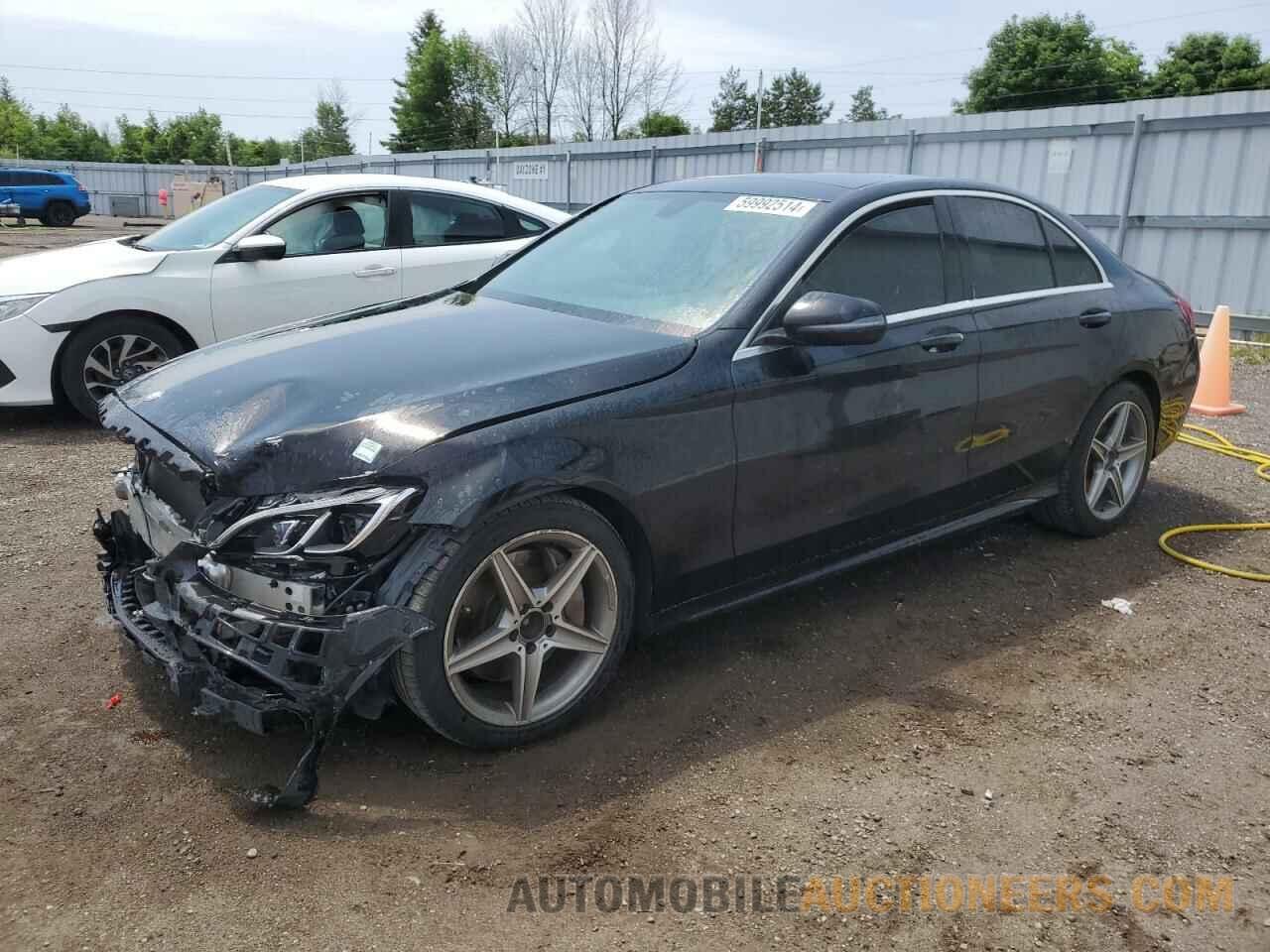 55SWF4KB1GU167556 MERCEDES-BENZ C-CLASS 2016