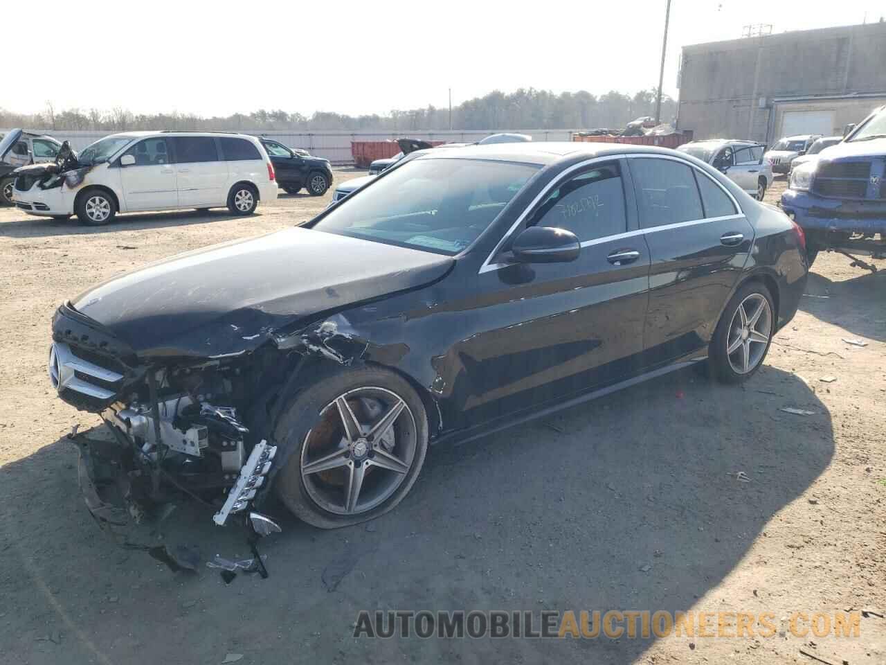 55SWF4KB1HU203585 MERCEDES-BENZ C-CLASS 2017