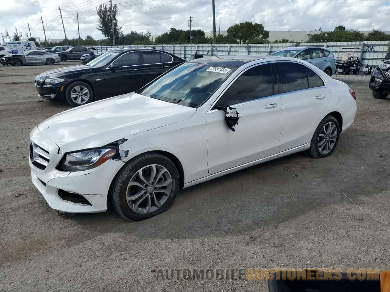 55SWF4KB1HU205434 MERCEDES-BENZ C-CLASS 2017