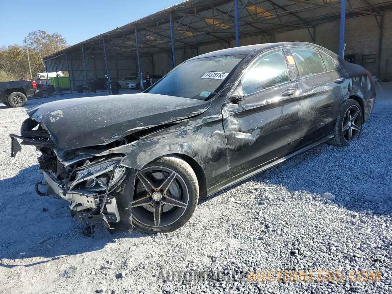 55SWF4KB1HU206017 MERCEDES-BENZ C-CLASS 2017