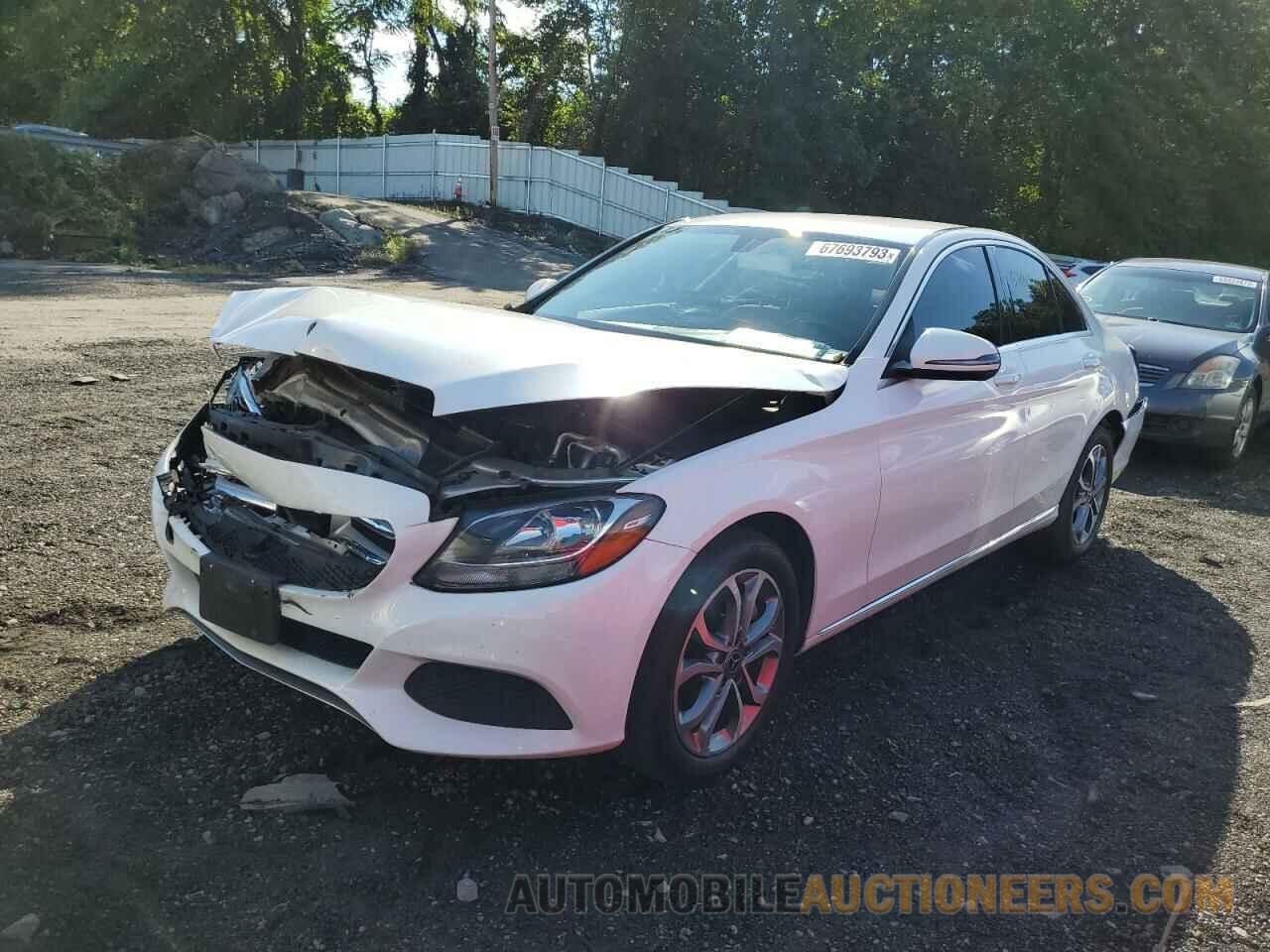 55SWF4KB1HU210827 MERCEDES-BENZ C-CLASS 2017