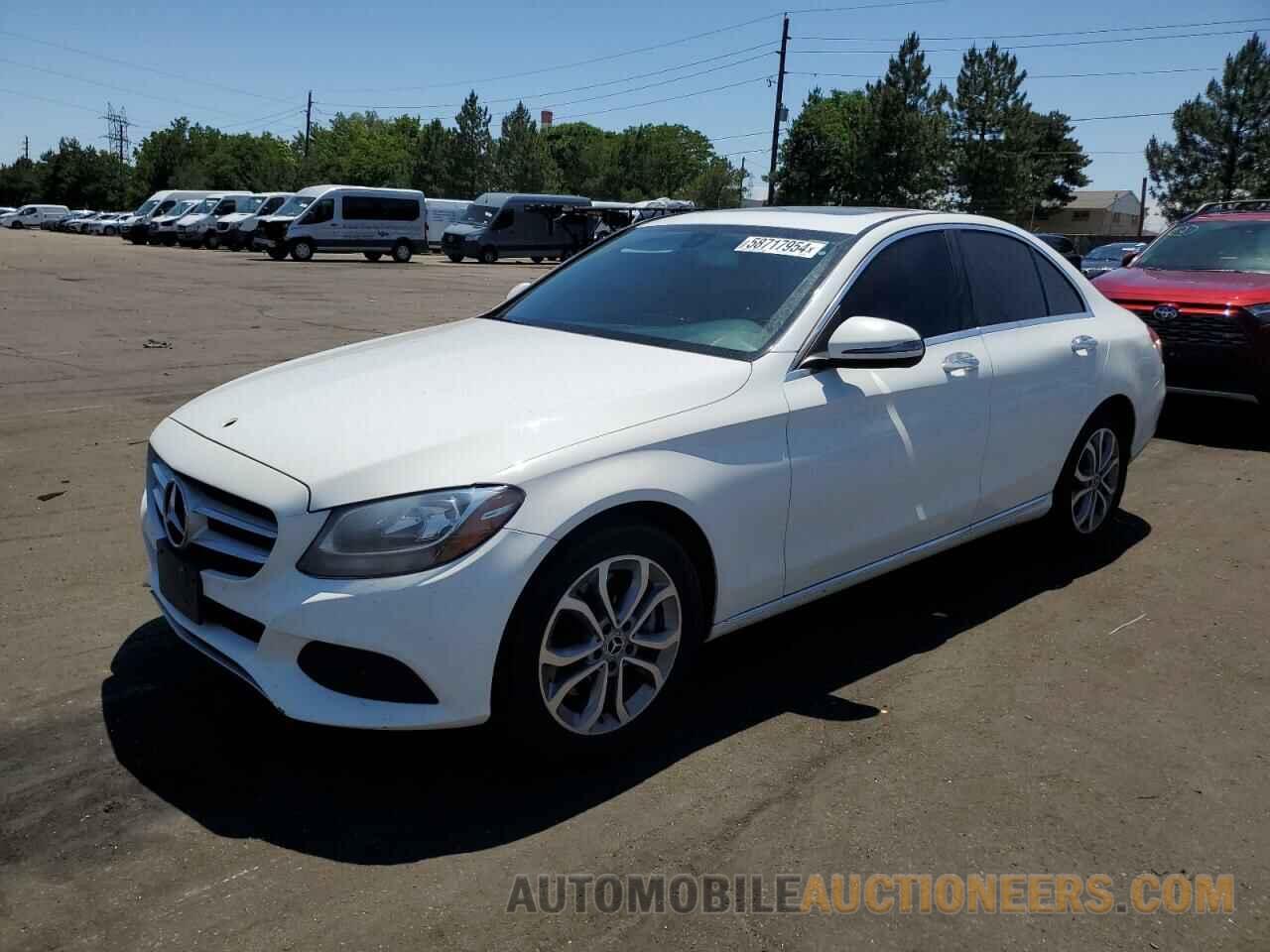 55SWF4KB1JU248306 MERCEDES-BENZ C-CLASS 2018