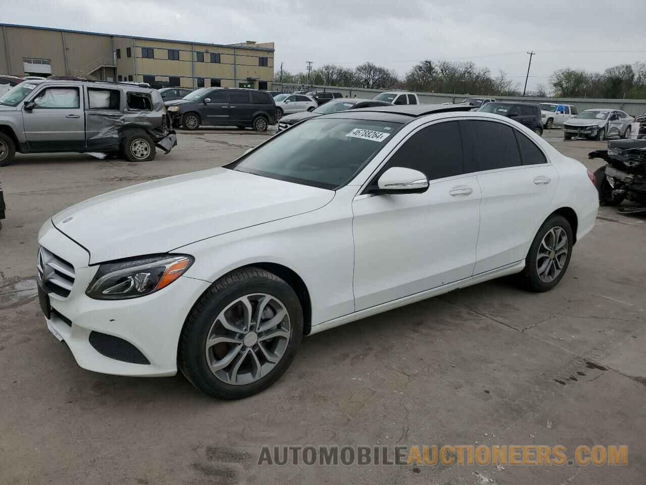 55SWF4KB2FU007216 MERCEDES-BENZ C-CLASS 2015