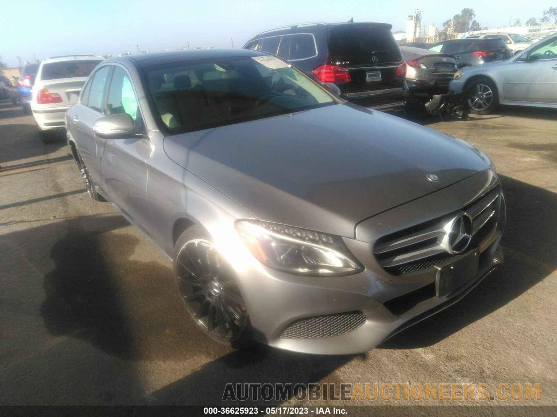 55SWF4KB2FU014845 MERCEDES-BENZ C-CLASS 2015