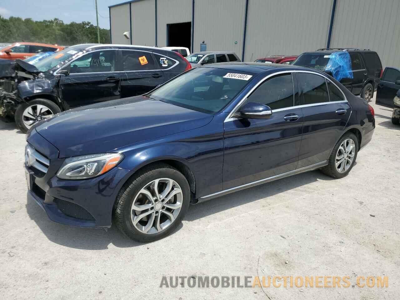 55SWF4KB2FU015459 MERCEDES-BENZ C-CLASS 2015