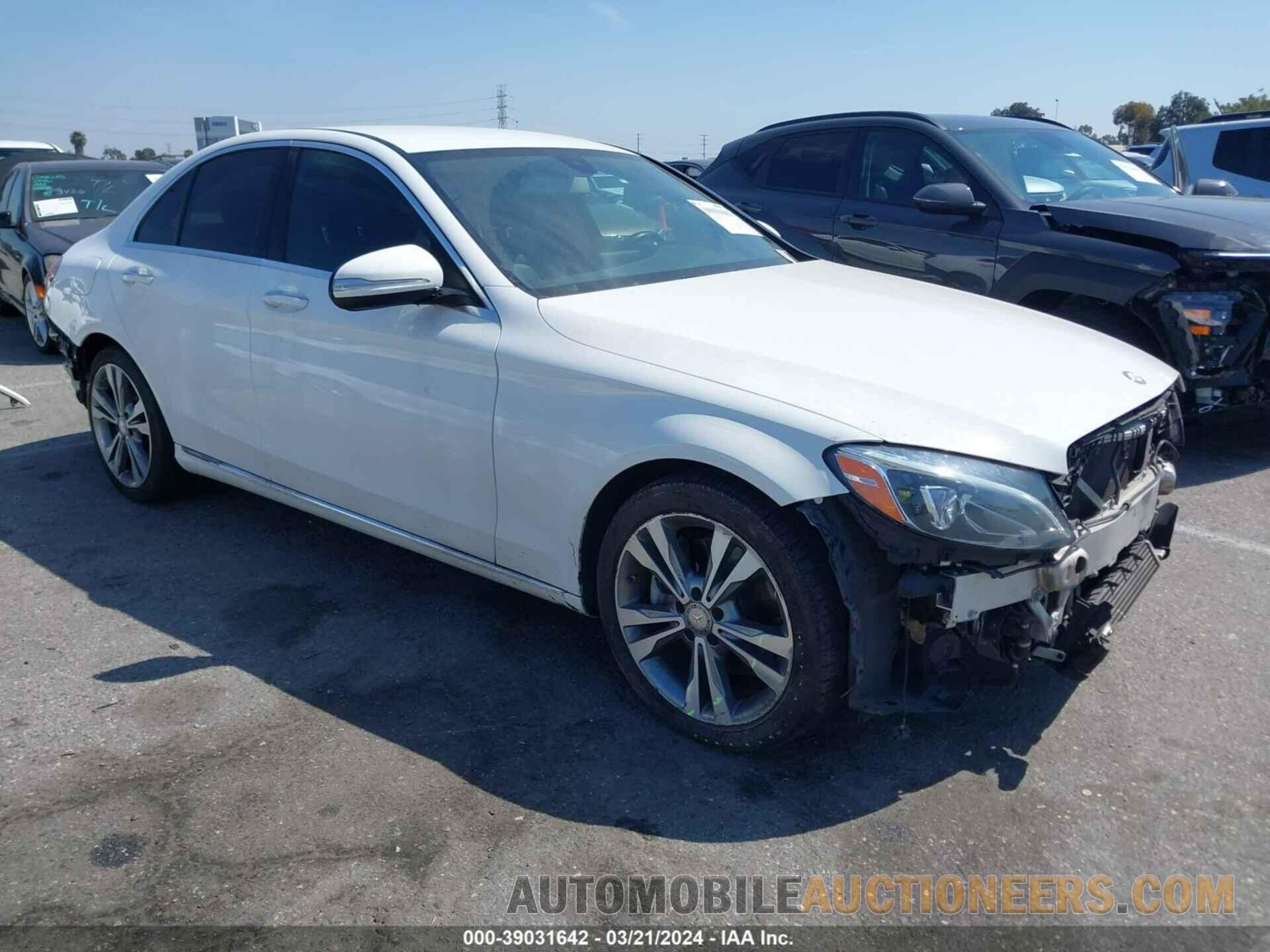 55SWF4KB2FU019544 MERCEDES-BENZ C 300 2015