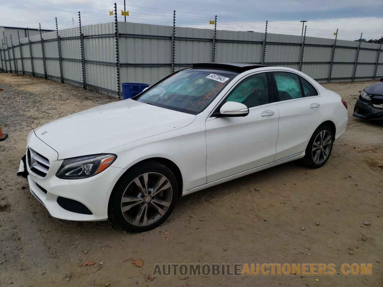 55SWF4KB2FU027711 MERCEDES-BENZ C-CLASS 2015