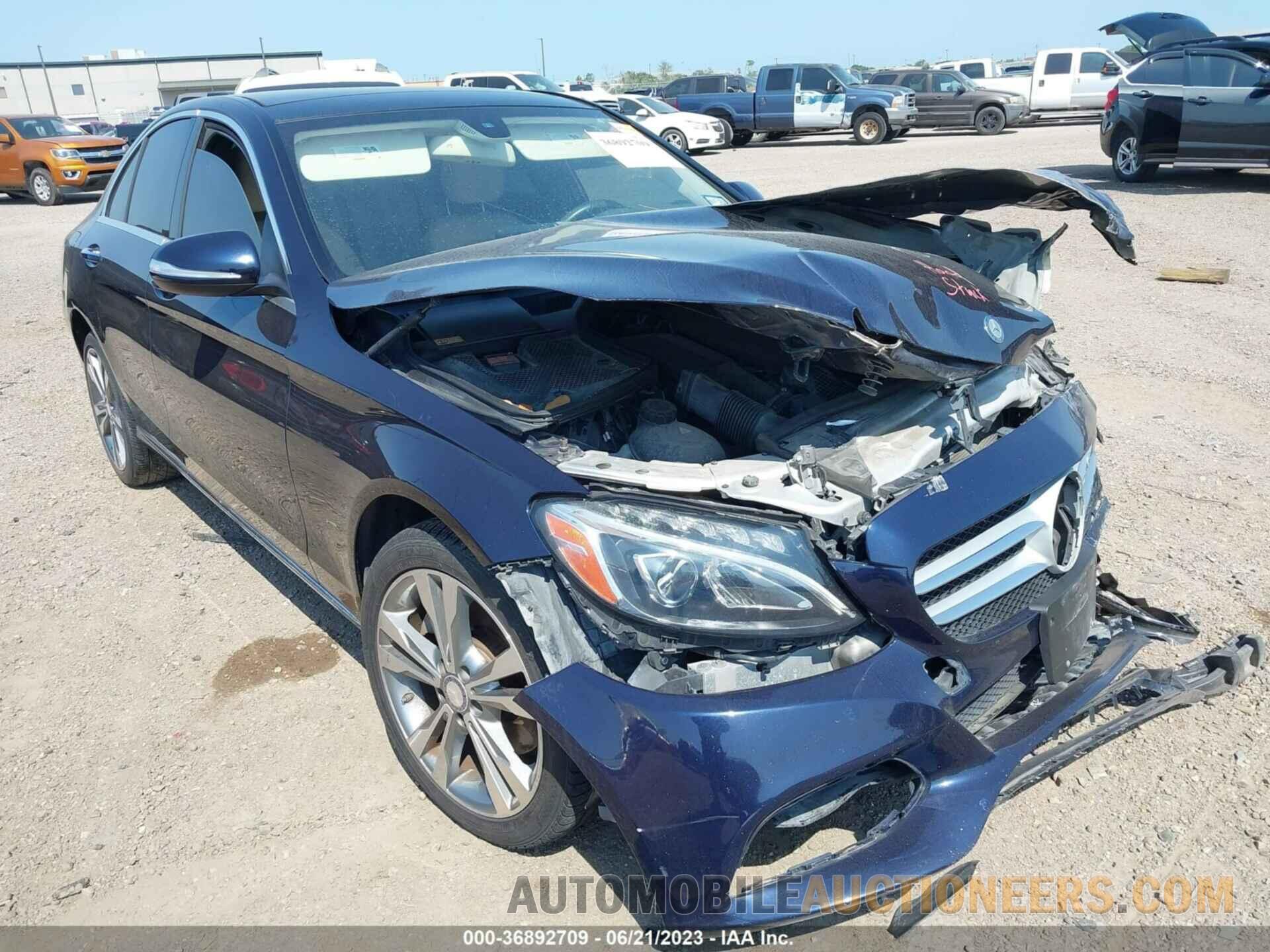 55SWF4KB2FU030088 MERCEDES-BENZ C-CLASS 2015