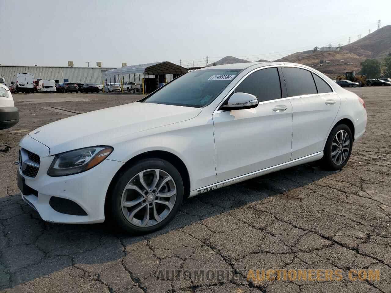 55SWF4KB2FU055069 MERCEDES-BENZ C-CLASS 2015