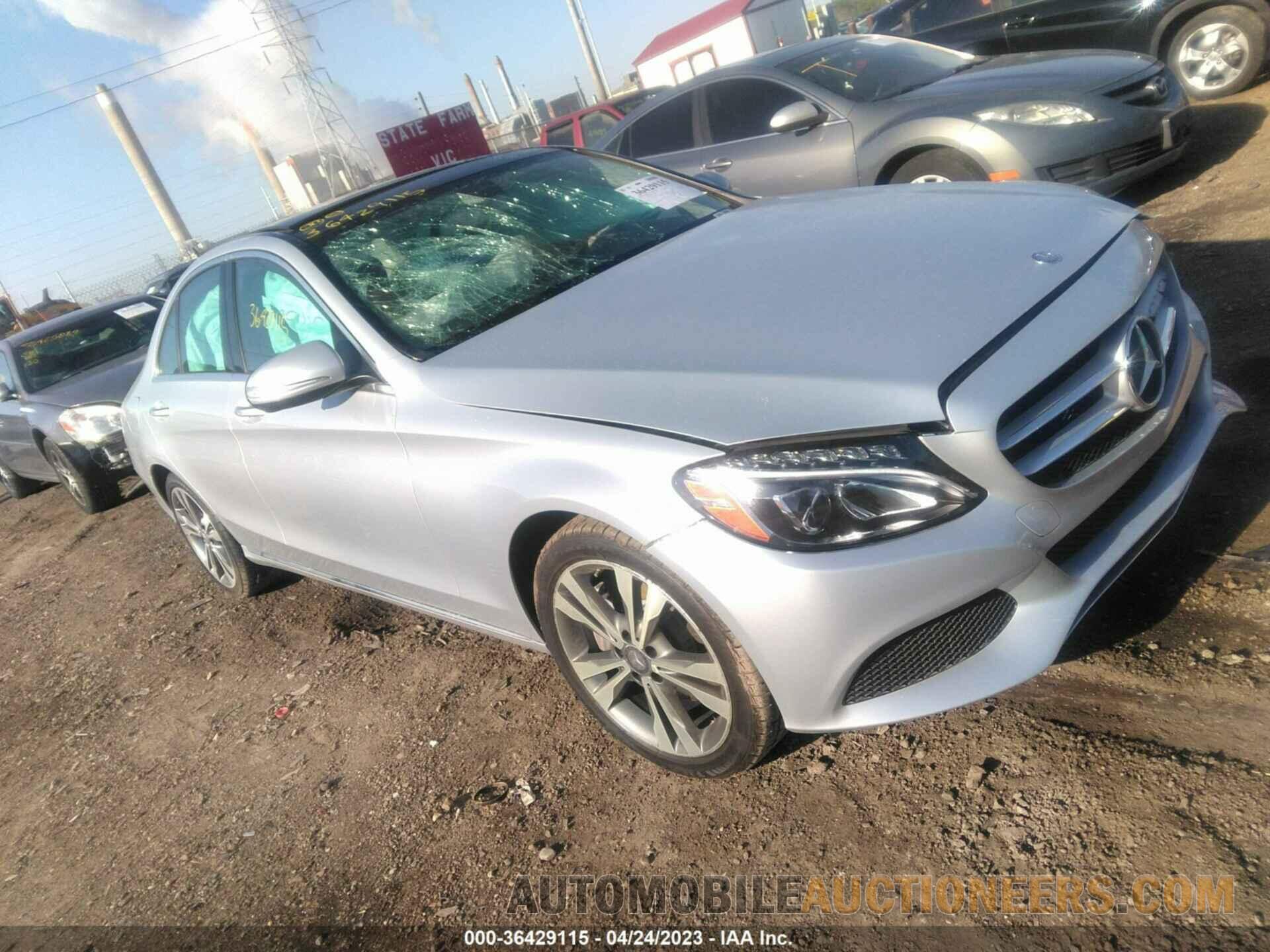 55SWF4KB2FU060823 MERCEDES-BENZ C-CLASS 2015