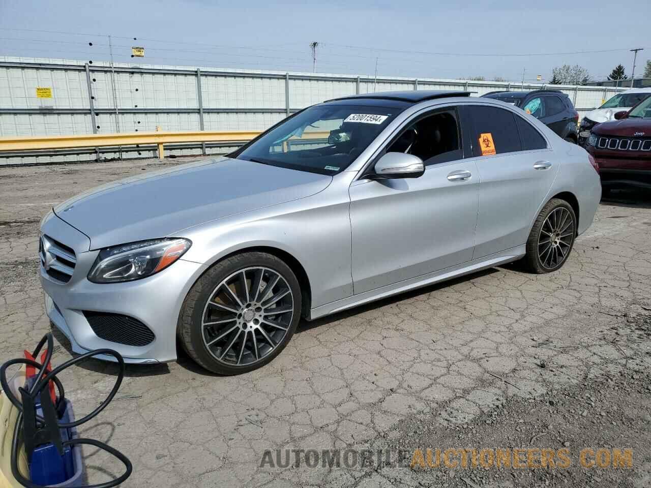 55SWF4KB2FU075743 MERCEDES-BENZ C-CLASS 2015