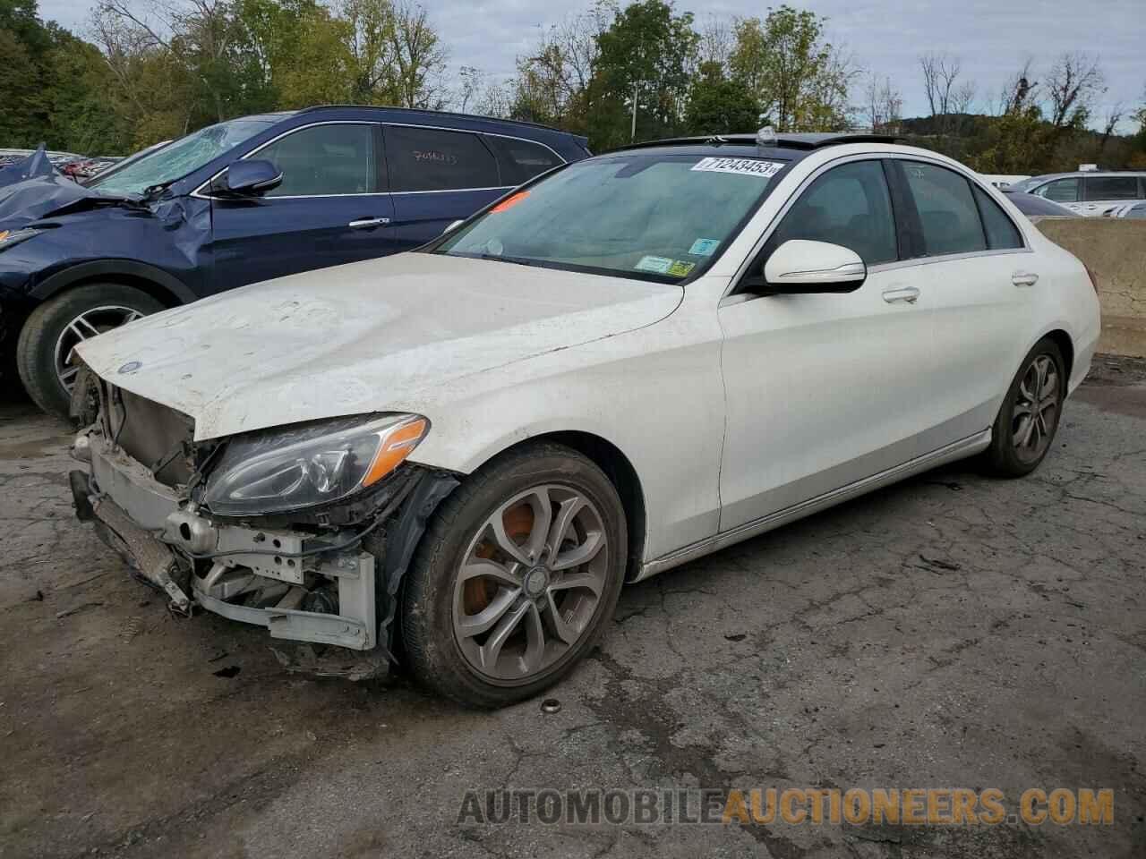 55SWF4KB2FU090842 MERCEDES-BENZ C-CLASS 2015