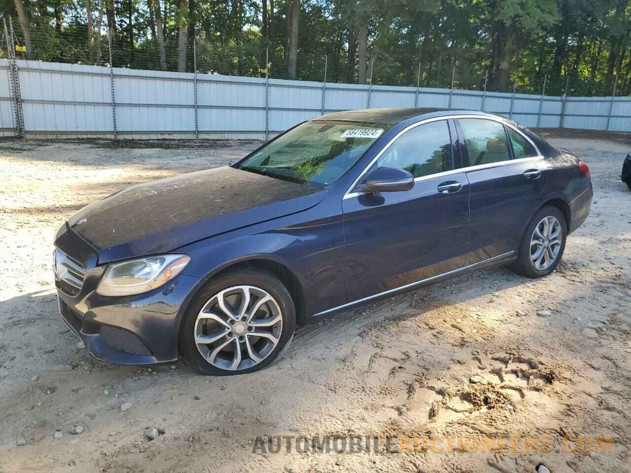 55SWF4KB2GU099297 MERCEDES-BENZ C-CLASS 2016