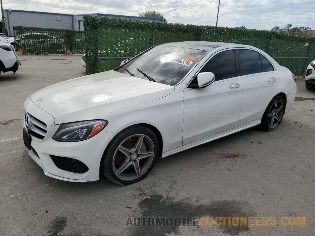 55SWF4KB2GU125641 MERCEDES-BENZ C-CLASS 2016