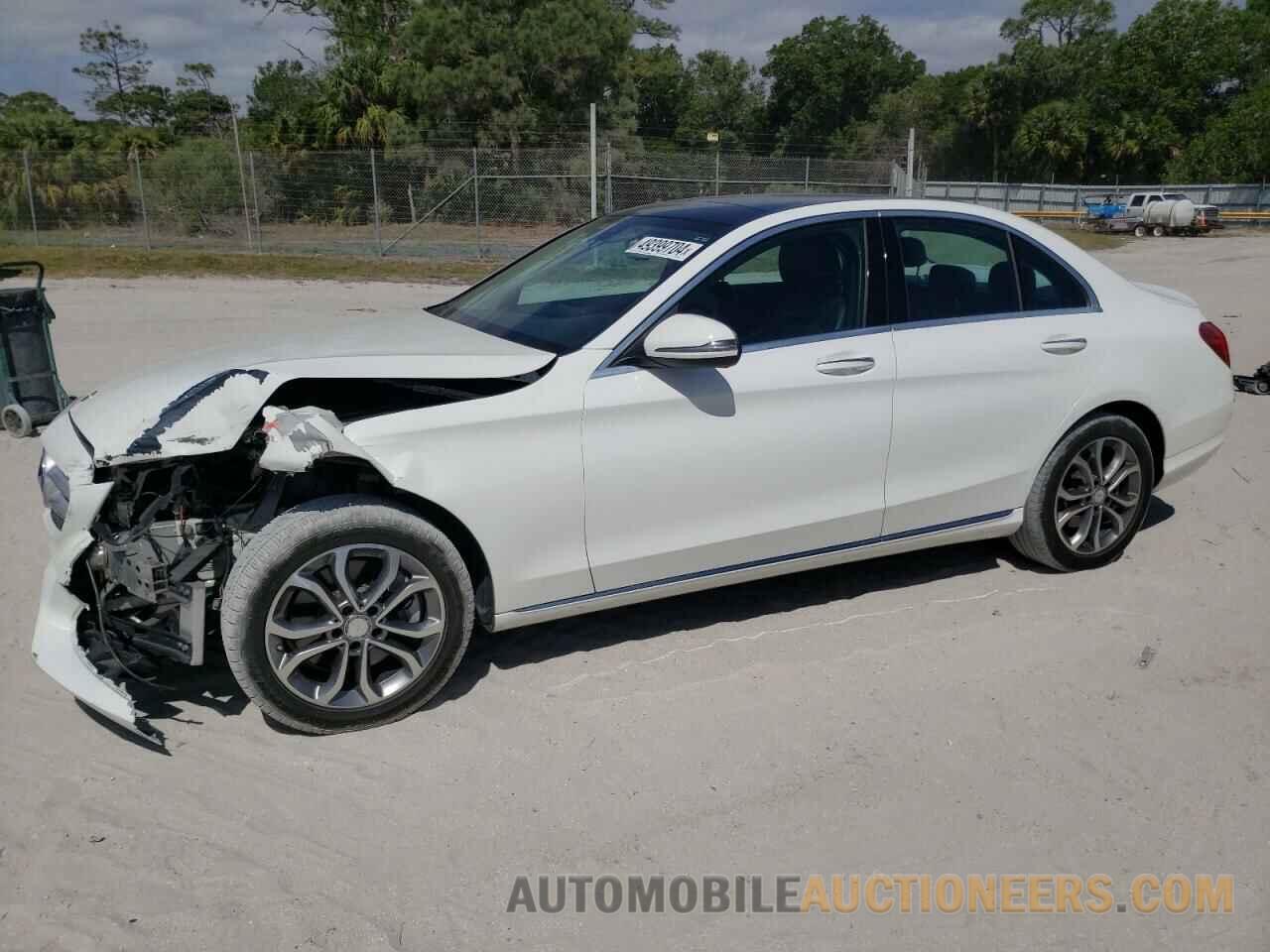 55SWF4KB2GU176508 MERCEDES-BENZ C-CLASS 2016