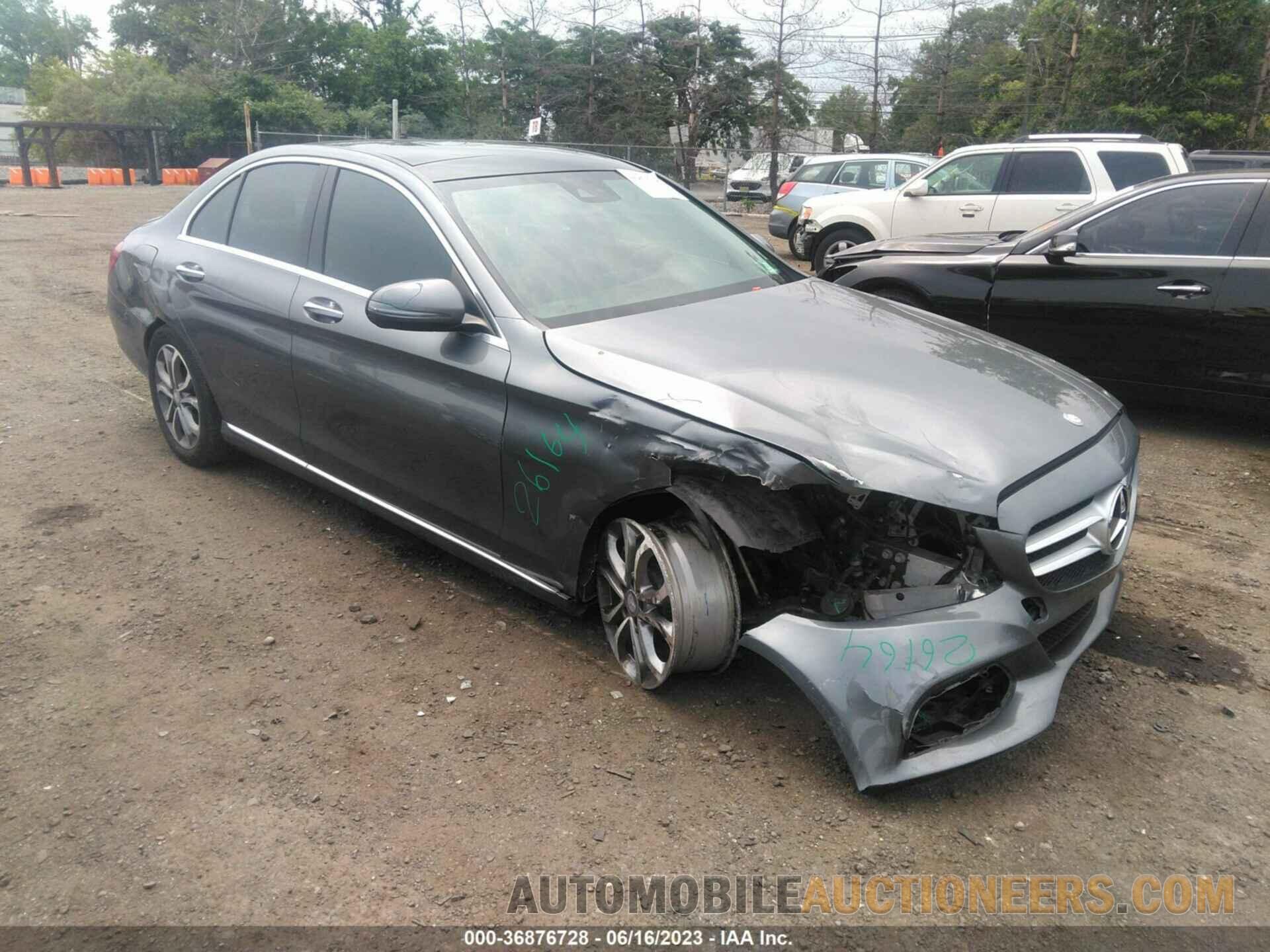 55SWF4KB2HU207841 MERCEDES-BENZ C-CLASS 2017