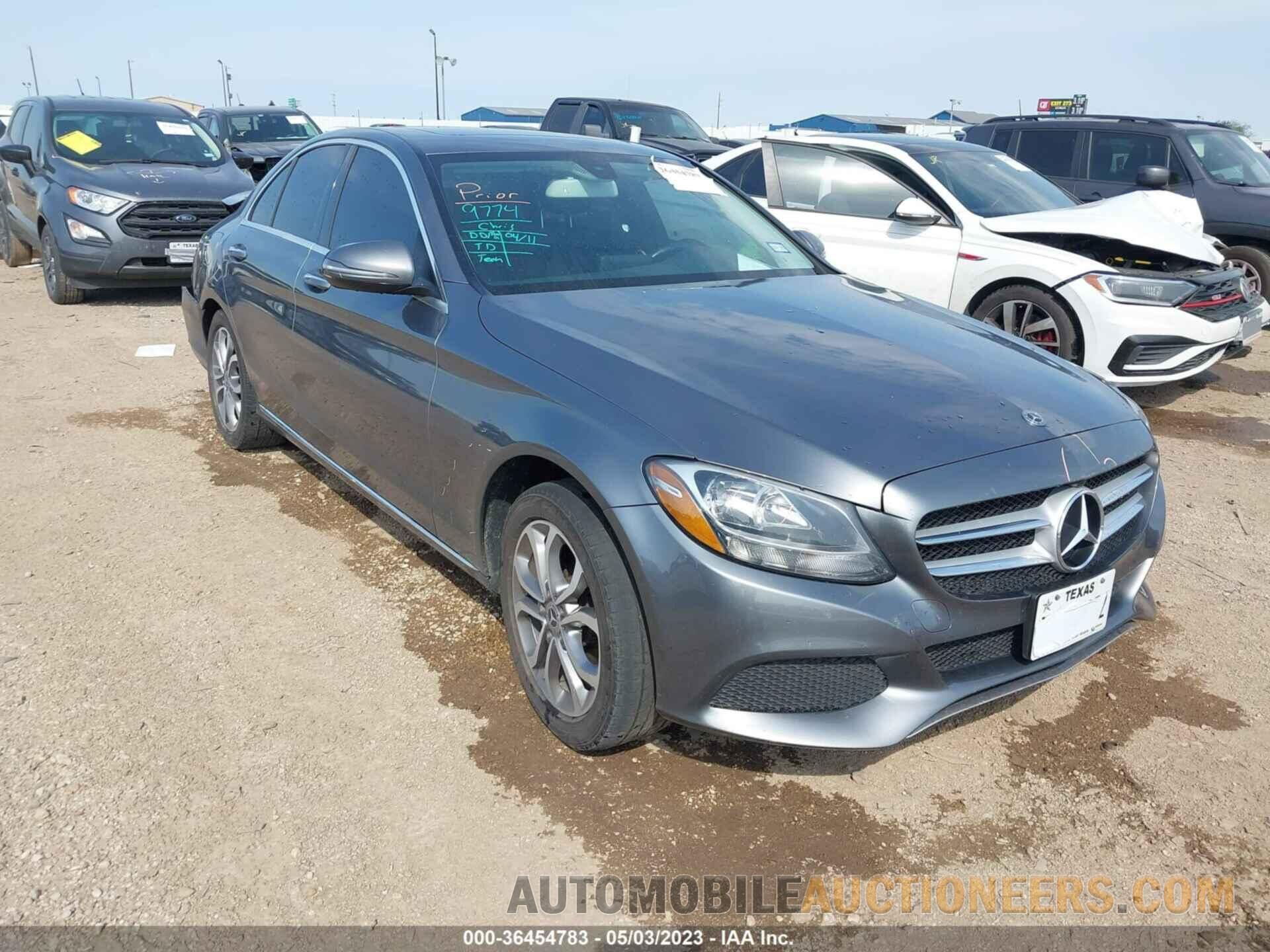 55SWF4KB2JU262974 MERCEDES-BENZ C-CLASS 2018