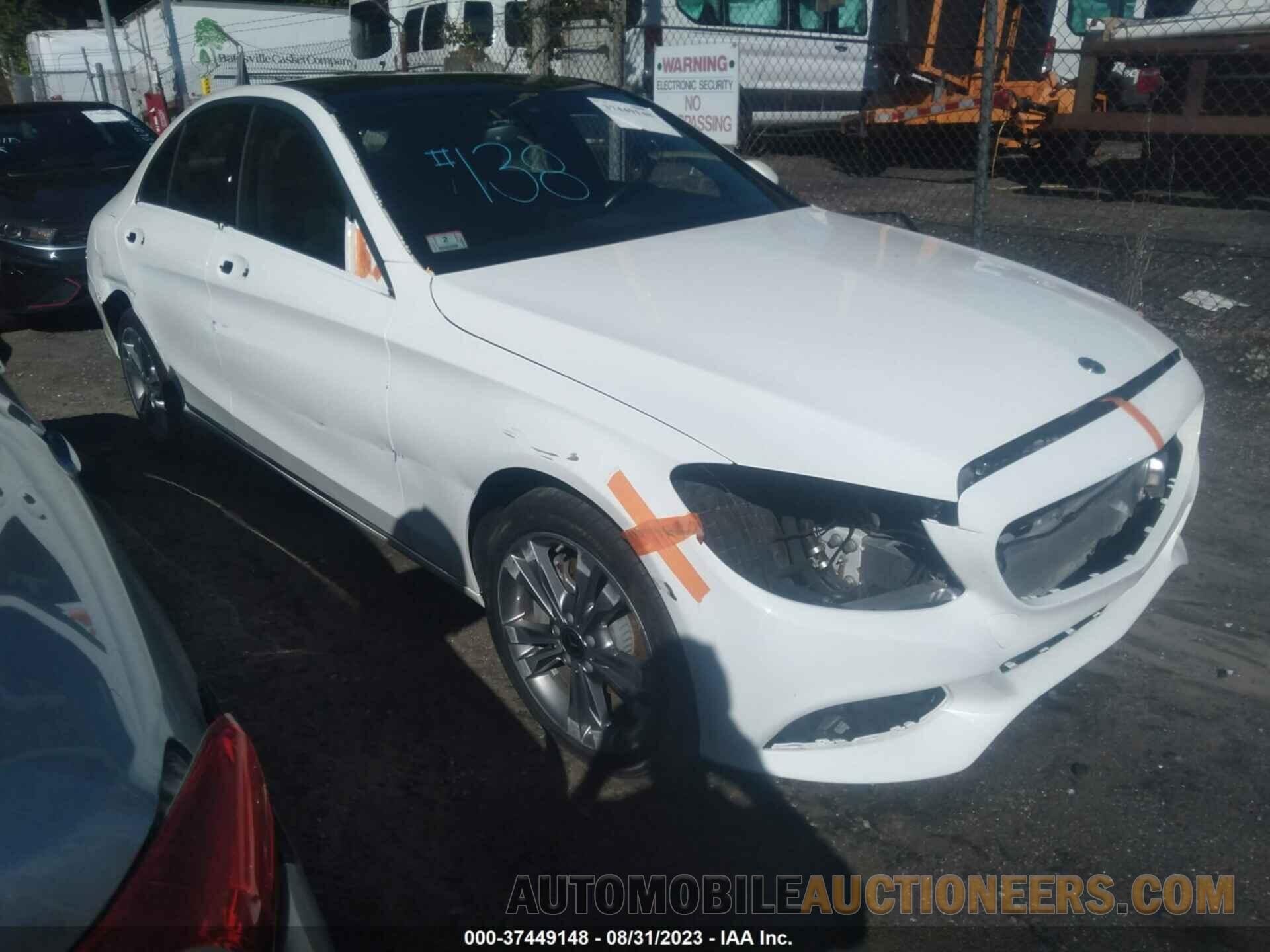 55SWF4KB2JU274784 MERCEDES-BENZ C-CLASS 2018