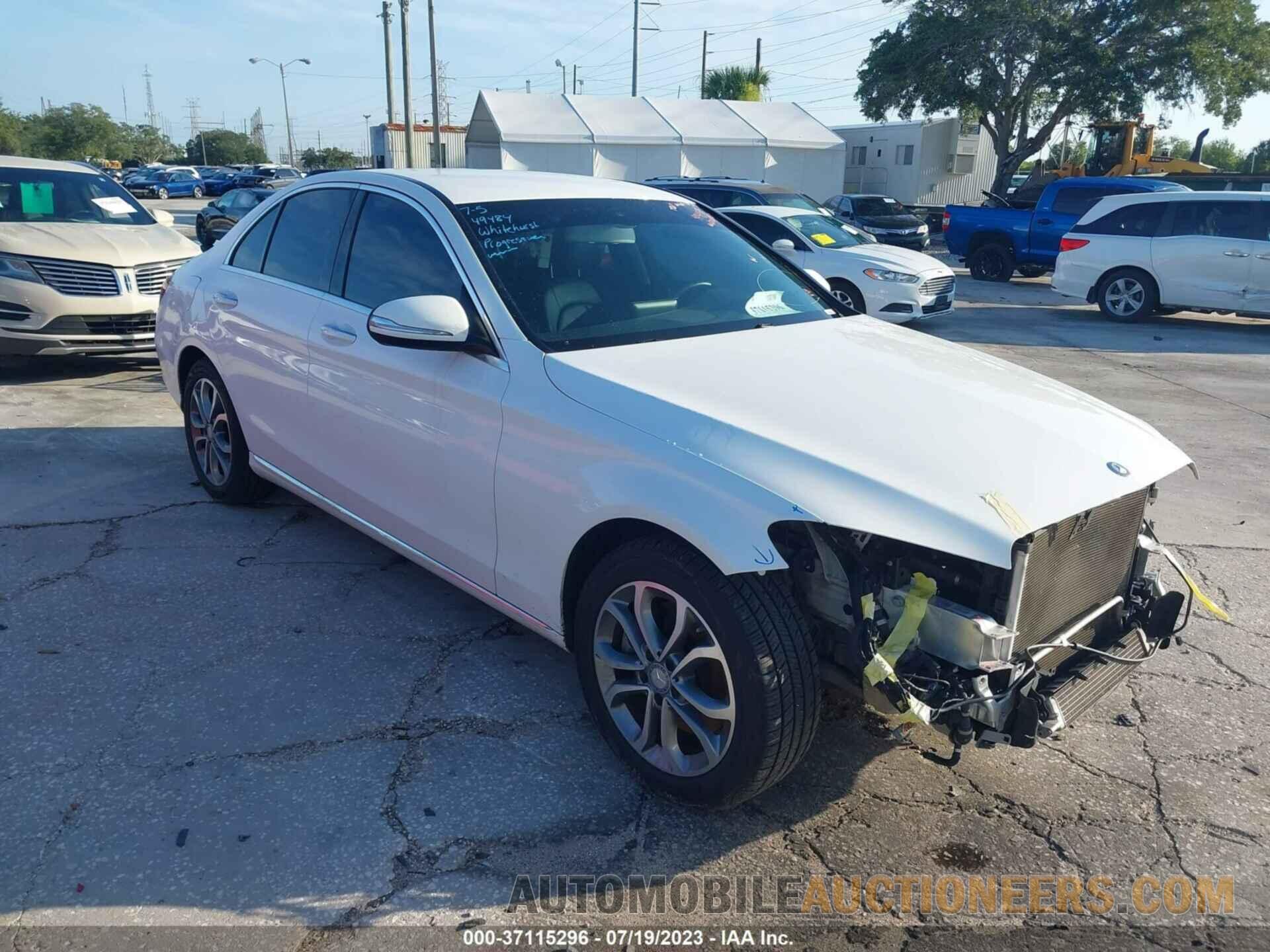 55SWF4KB3FU006530 MERCEDES-BENZ C-CLASS 2015