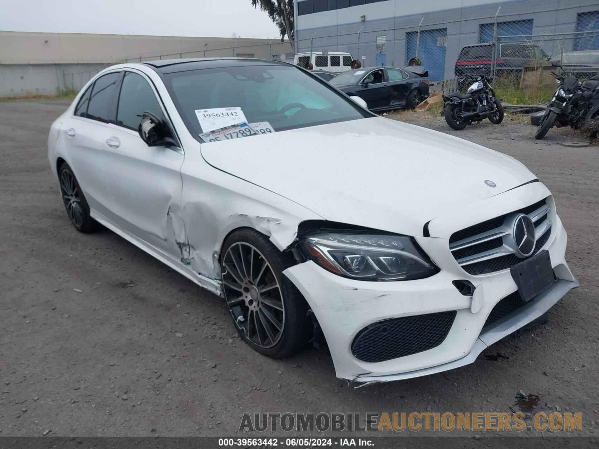 55SWF4KB3FU012909 MERCEDES-BENZ C 2015