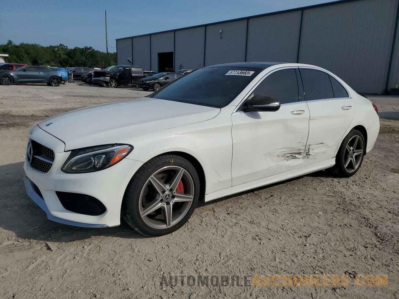 55SWF4KB3FU020587 MERCEDES-BENZ C-CLASS 2015