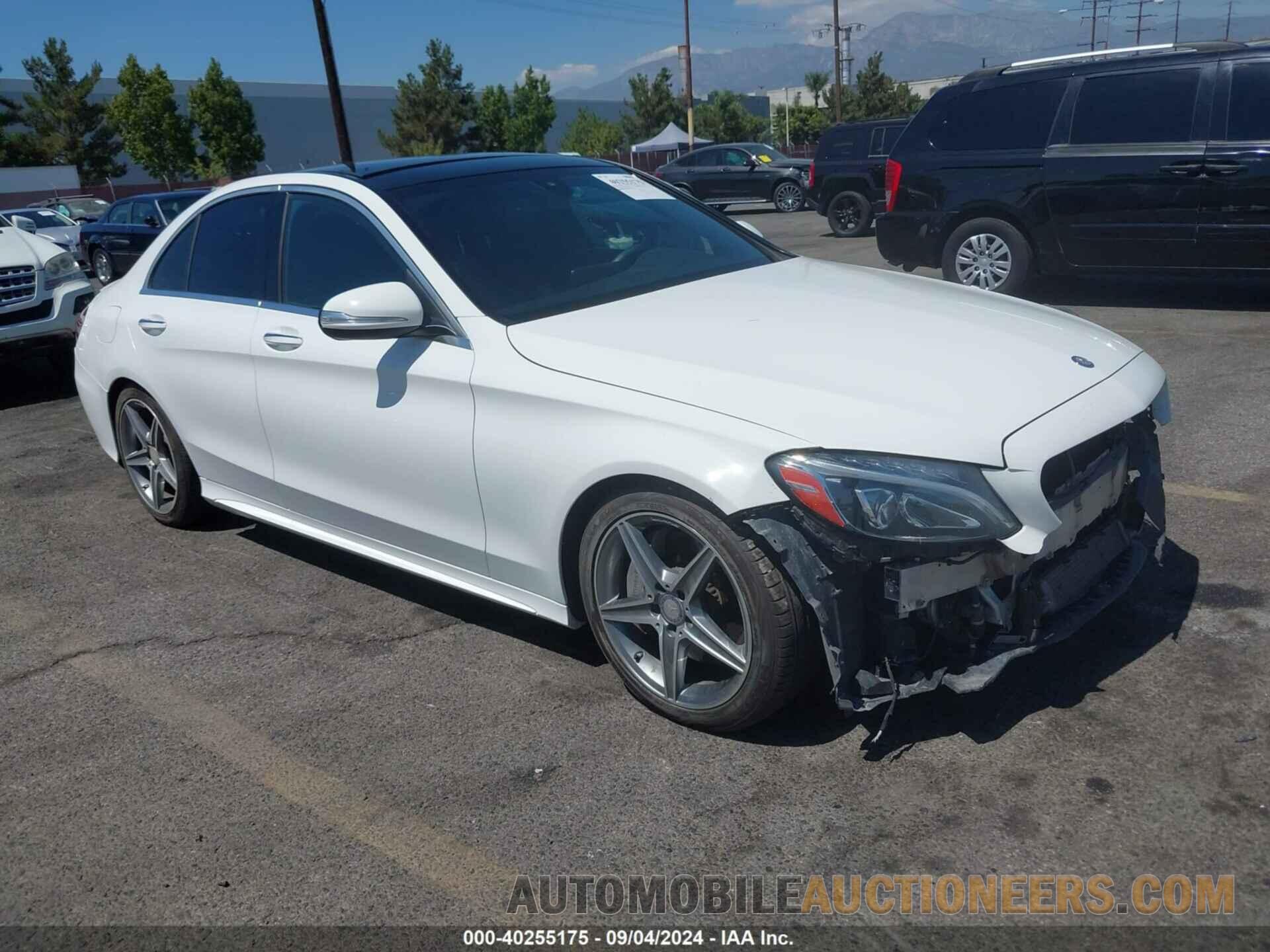 55SWF4KB3FU027412 MERCEDES-BENZ C 2015