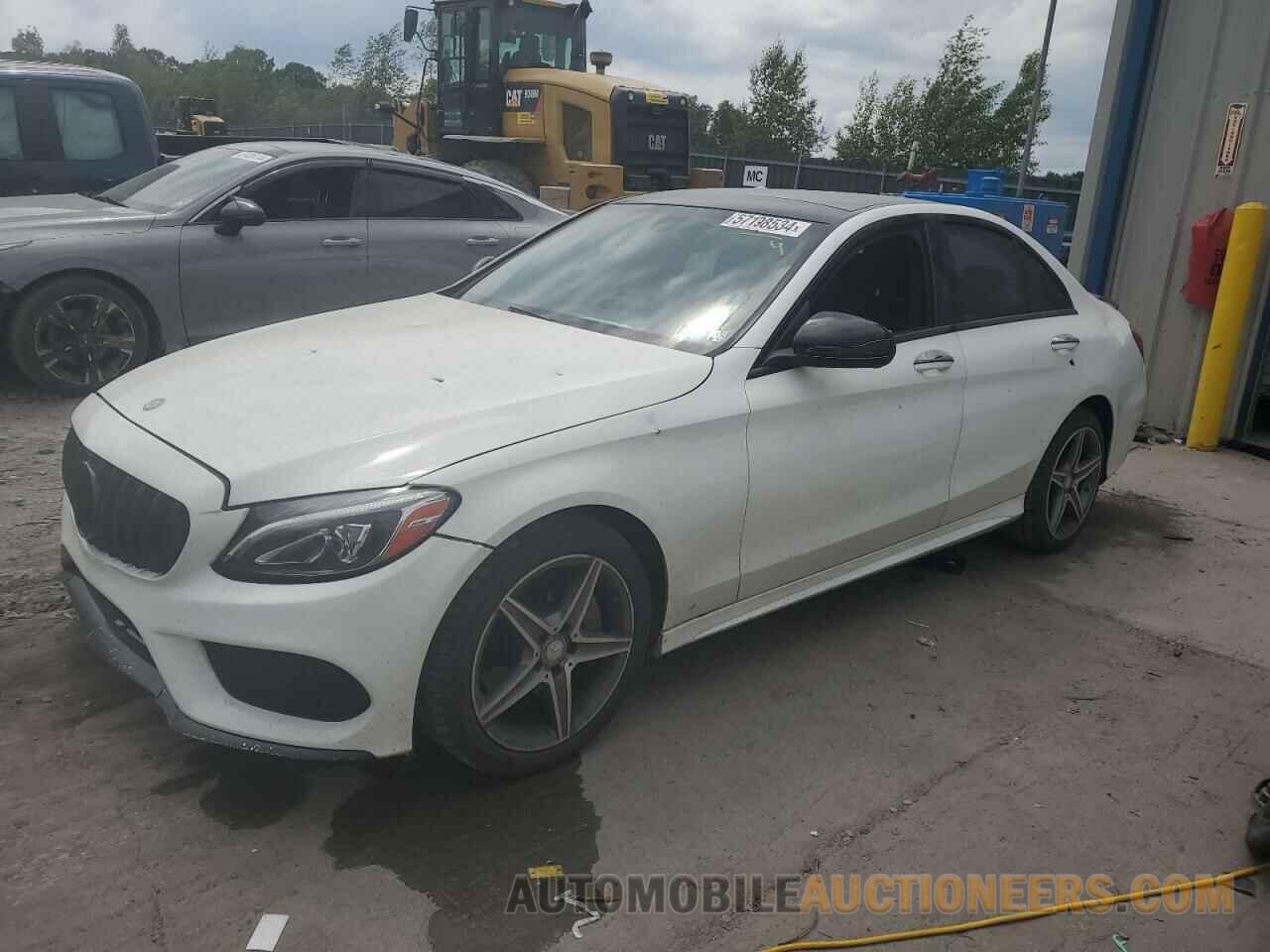 55SWF4KB3FU030455 MERCEDES-BENZ C-CLASS 2015