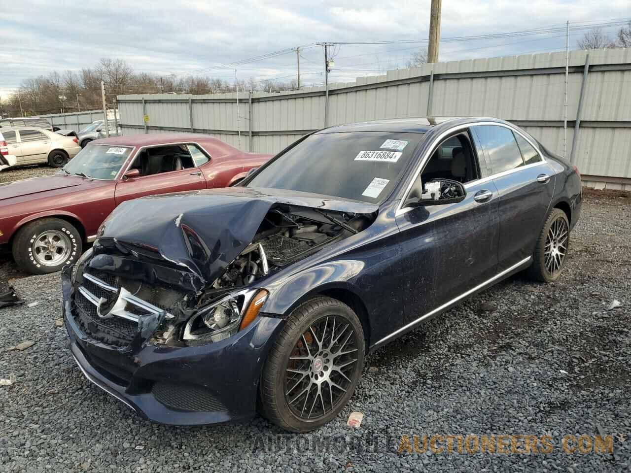 55SWF4KB3FU079025 MERCEDES-BENZ C-CLASS 2015