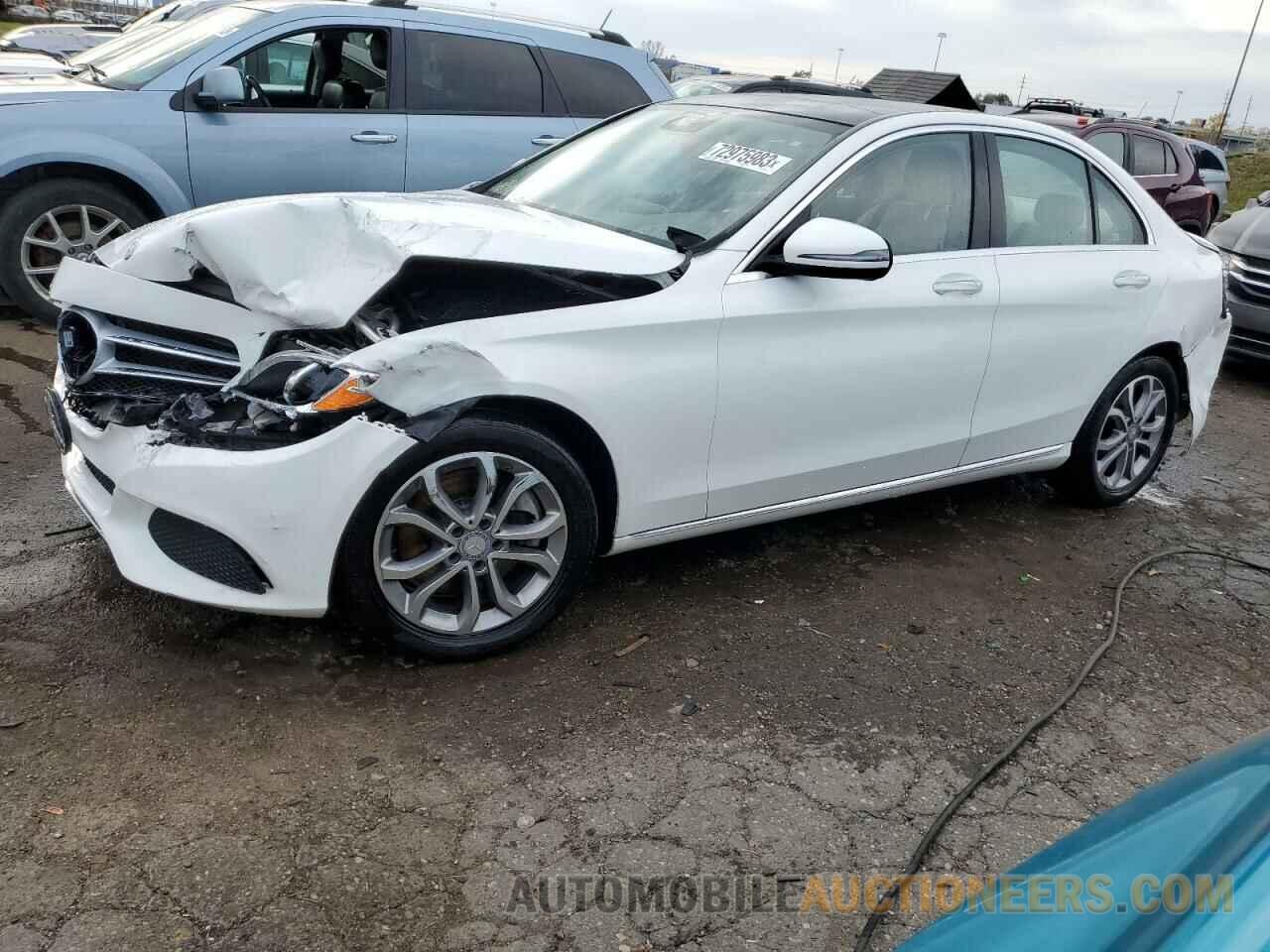 55SWF4KB3GU129679 MERCEDES-BENZ C-CLASS 2016