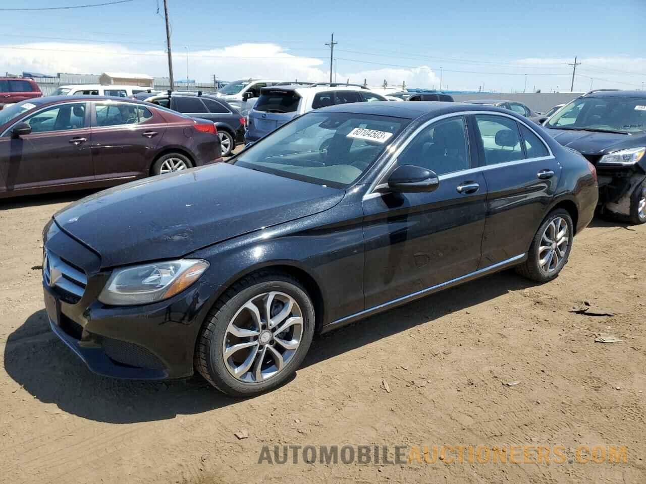 55SWF4KB3GU153089 MERCEDES-BENZ C-CLASS 2016