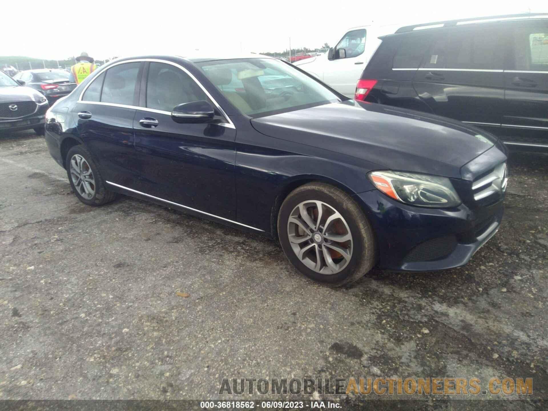 55SWF4KB3GU167865 MERCEDES-BENZ C-CLASS 2016